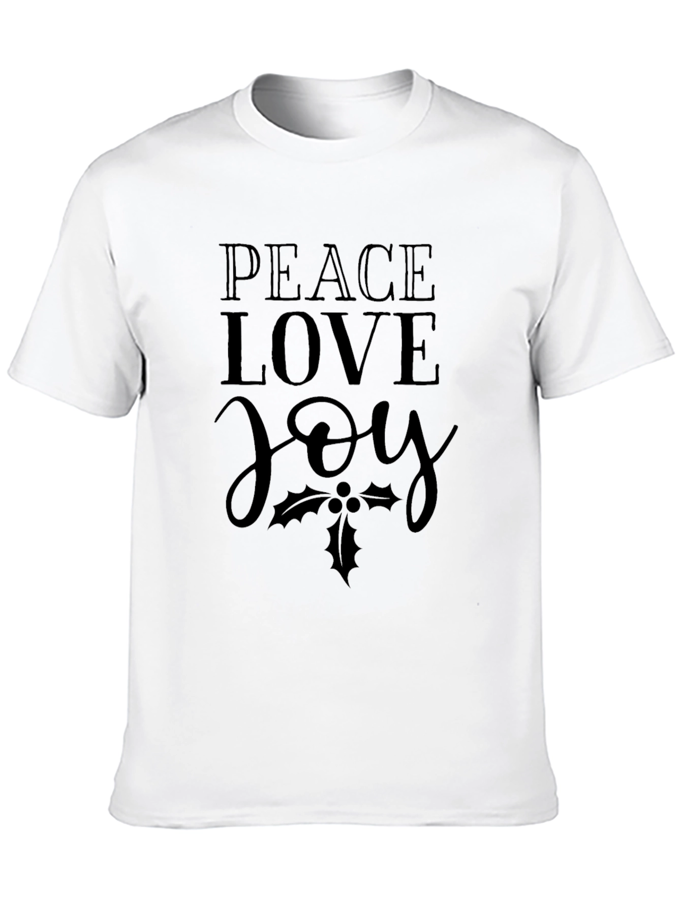 Peace Love Joy Holiday T-Shirt