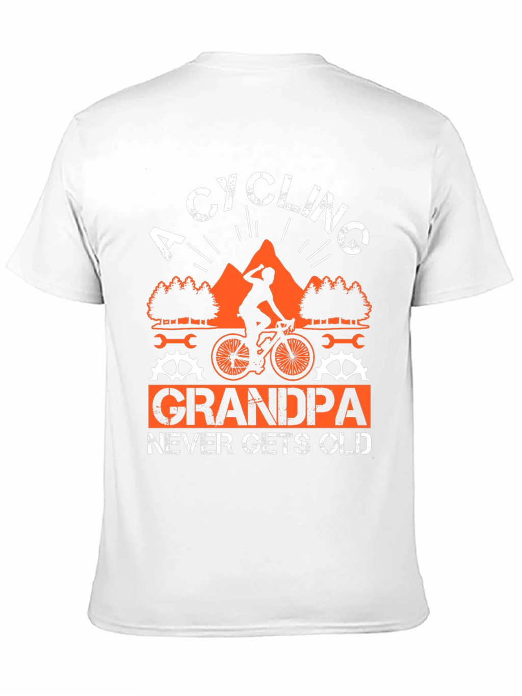 Cycling Grandpa T-Shirt - Never Gets Old