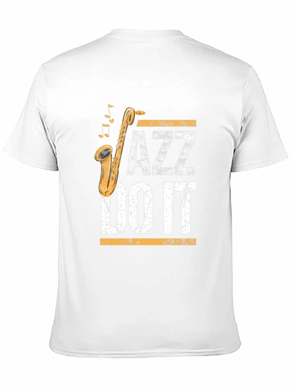 Jazz Do It Mens Black T-Shirt Saxophone Music Tee