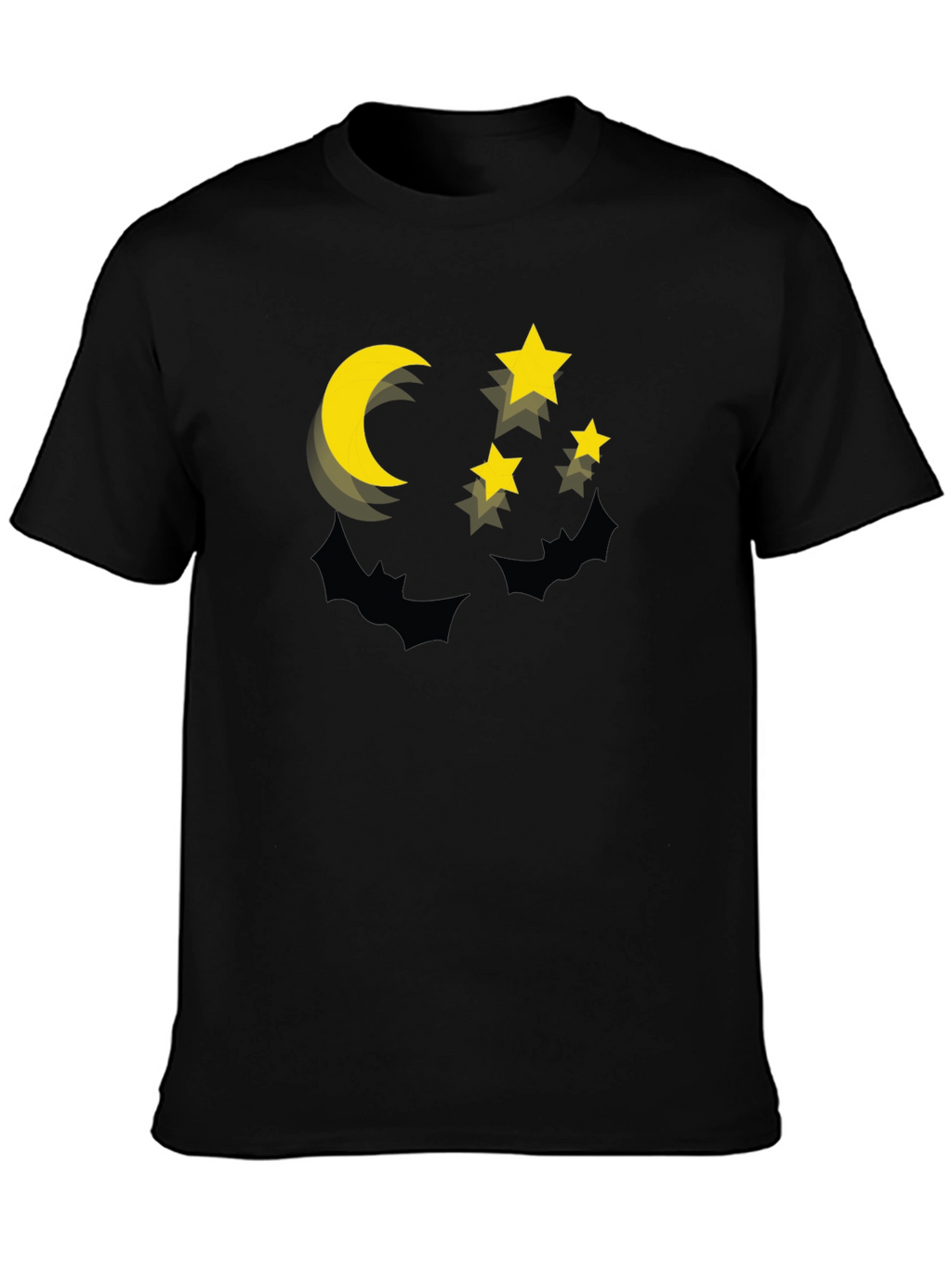 Moon and Stars Graphic Tee - Spooky Season