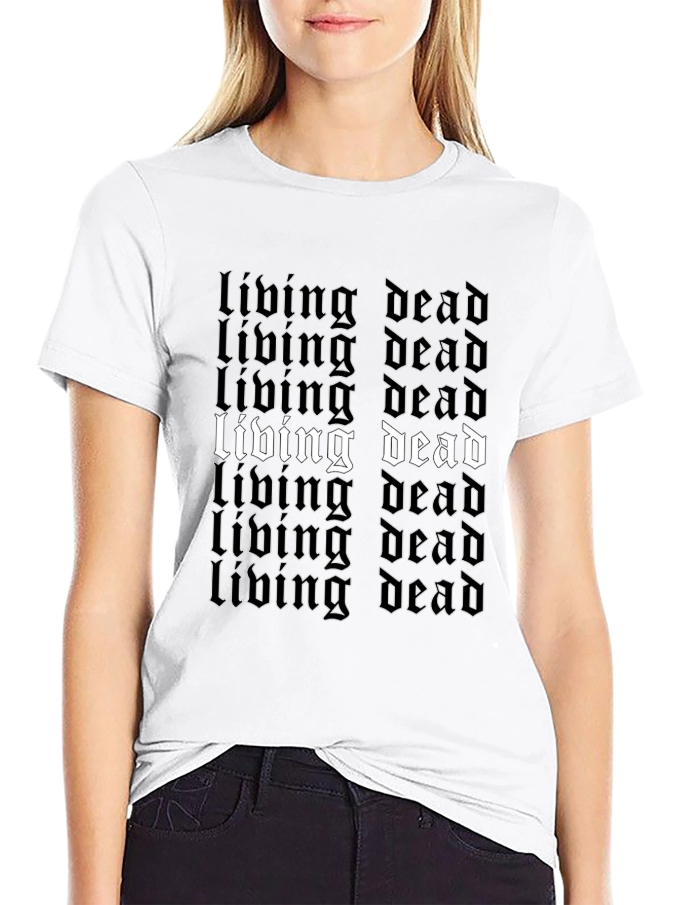 Living Dead Graphic Tee - Black