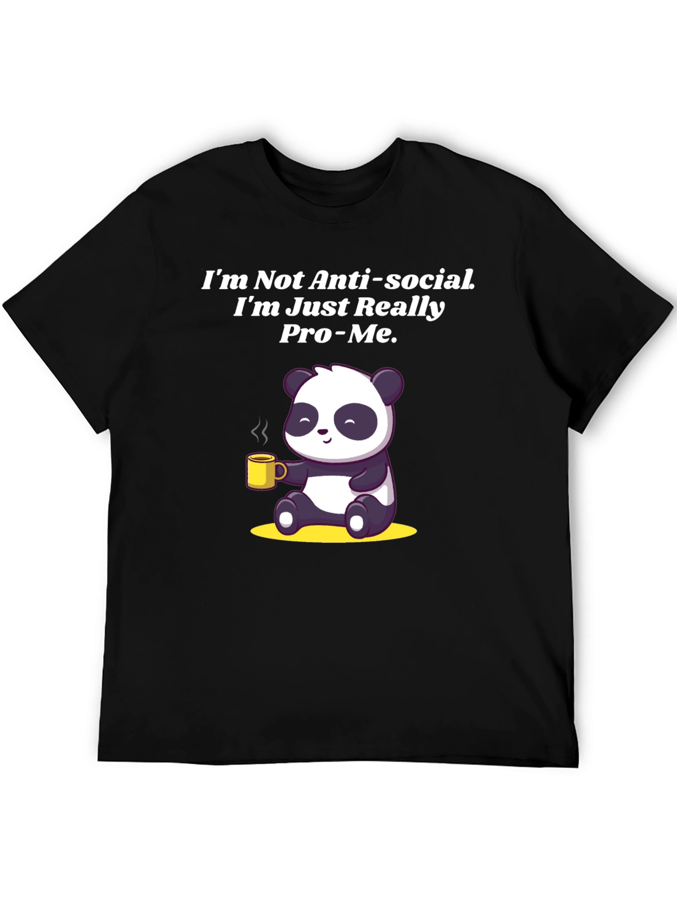 Pro-Me Panda Graphic Tee -  Anti-Social T-Shirt