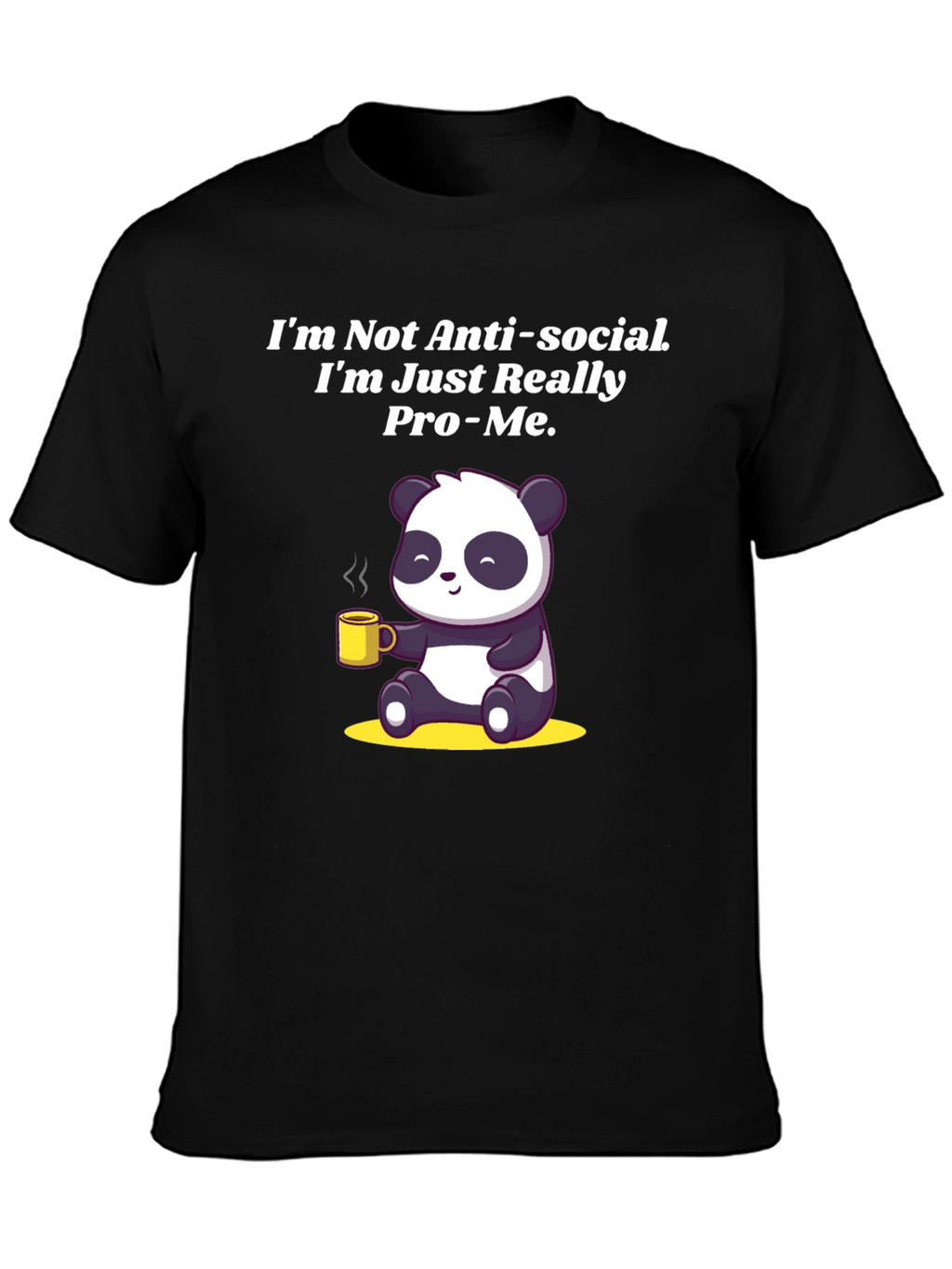 Pro-Me Panda Graphic Tee -  Anti-Social T-Shirt