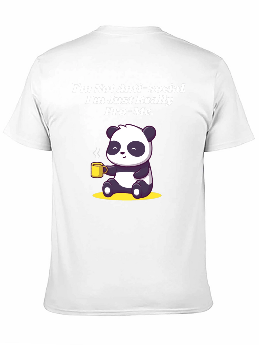 Pro-Me Panda Graphic Tee -  Anti-Social T-Shirt