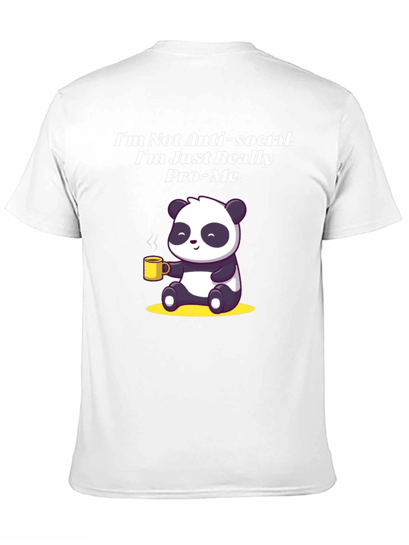 Pro-Me Panda Graphic Tee -  Anti-Social T-Shirt