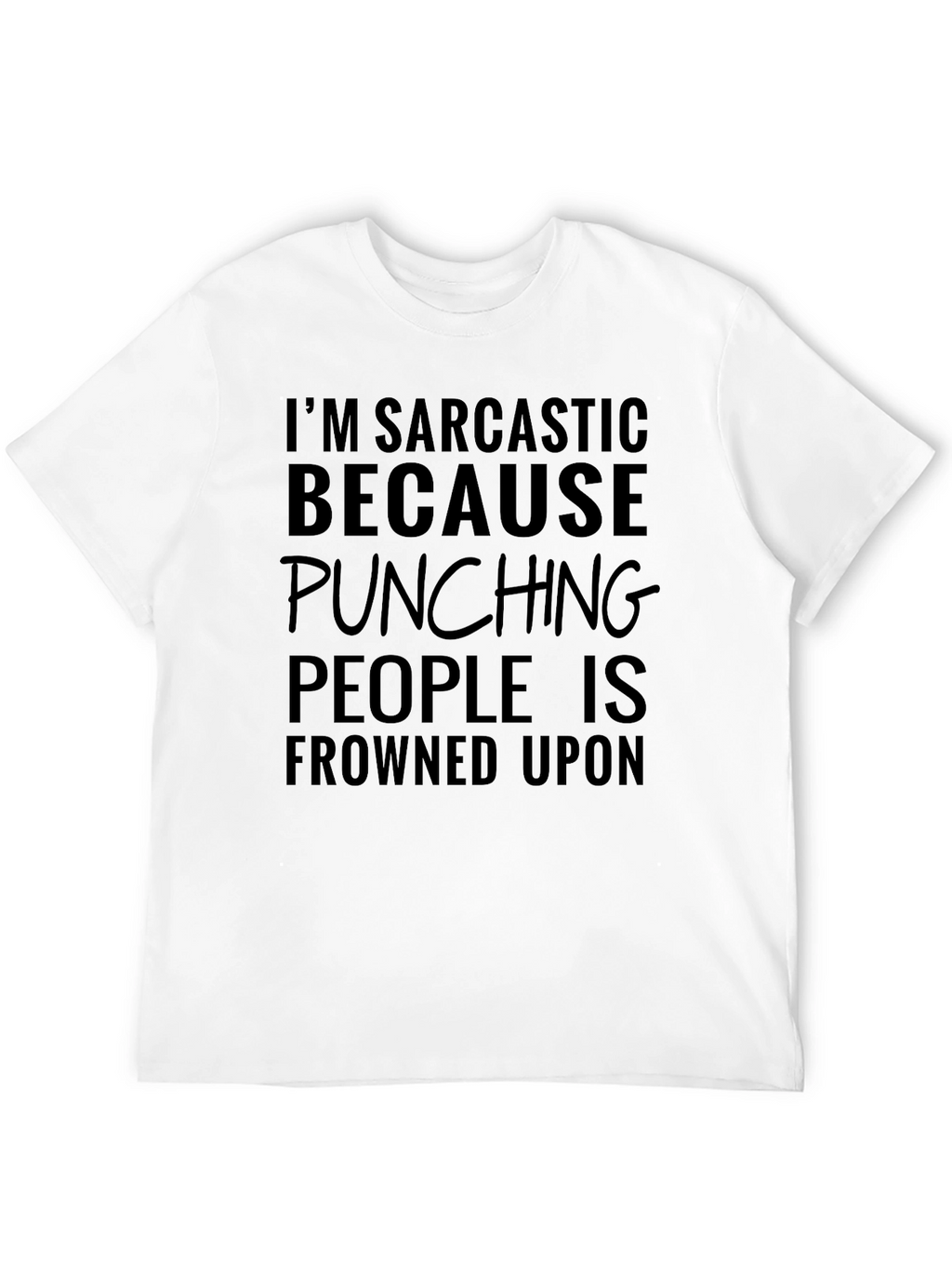 Sarcastic Punching T-Shirt - Funny Humor Tee