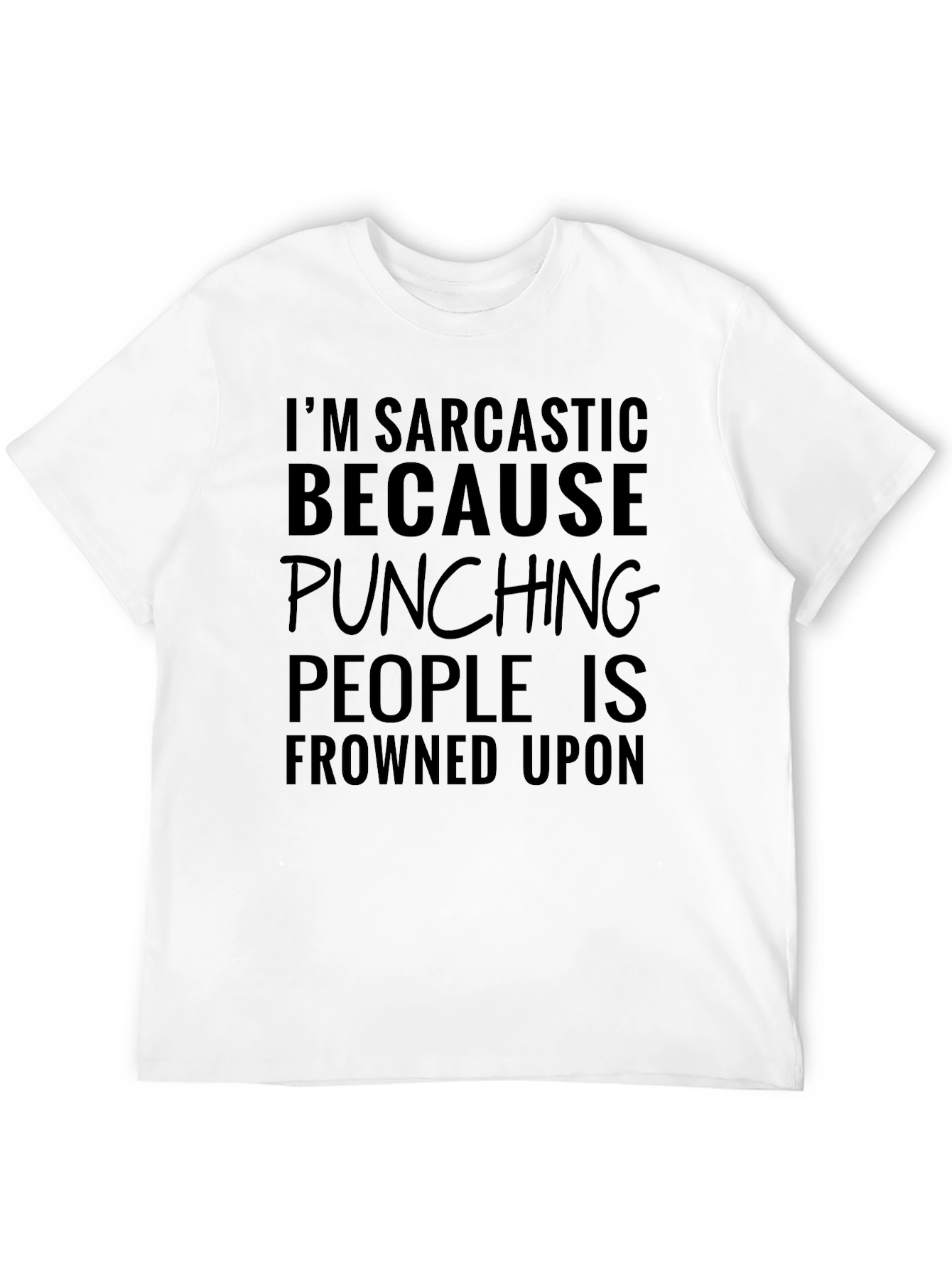 Sarcastic Punching T-Shirt - Funny Humor Tee