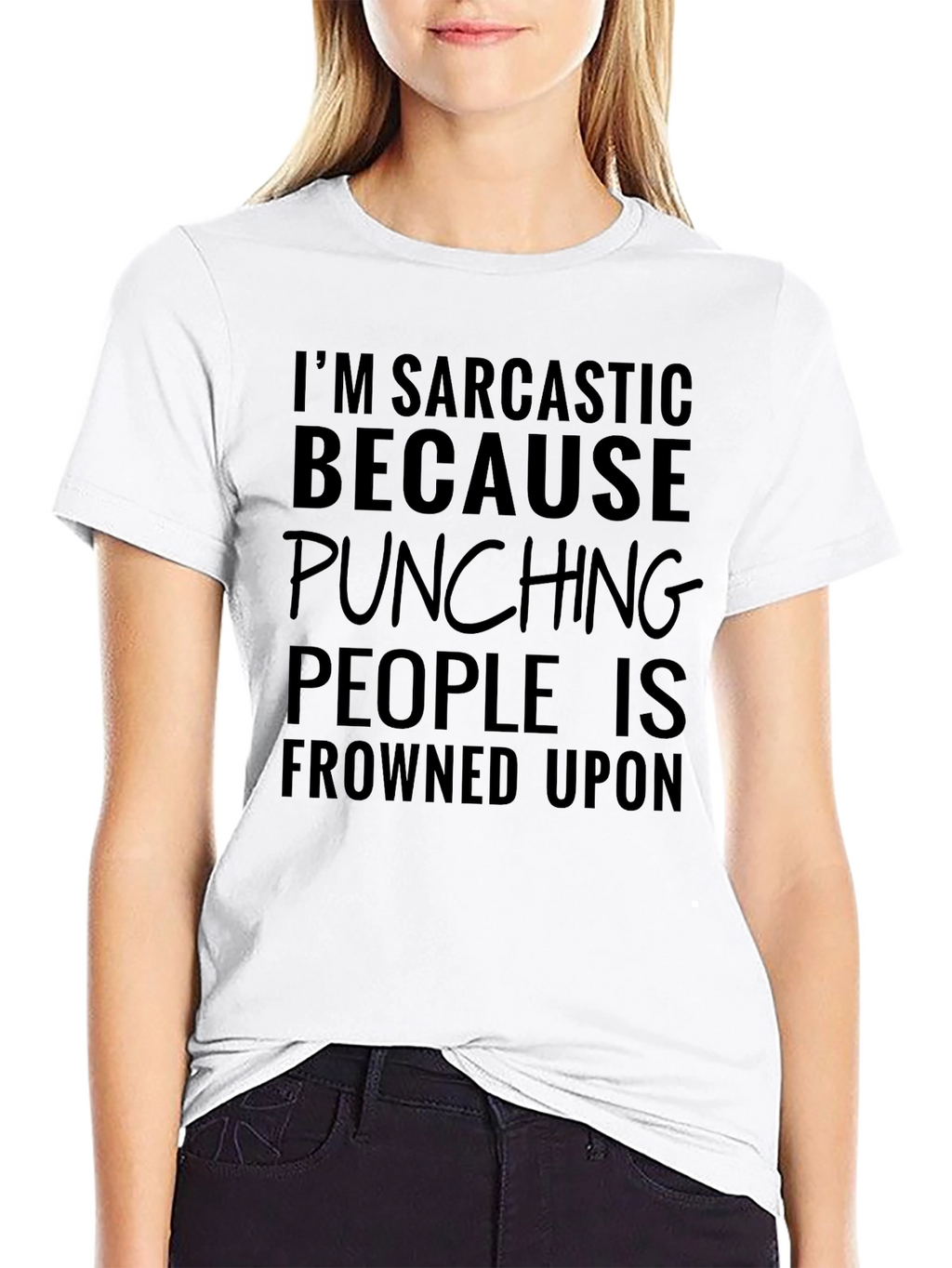 Sarcastic Punching T-Shirt - Funny Humor Tee