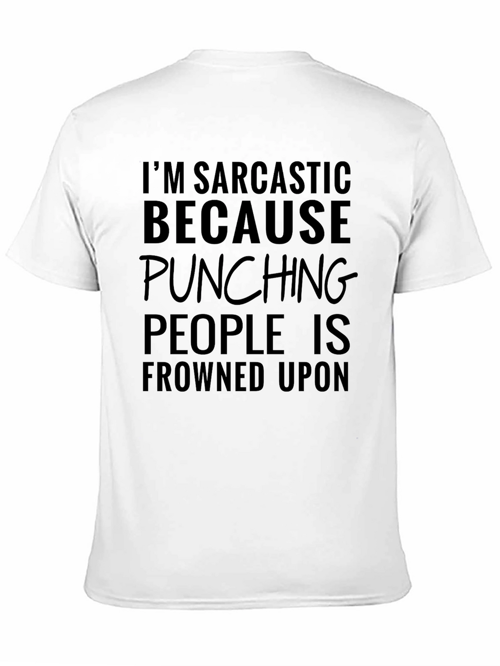 Sarcastic Punching T-Shirt - Funny Humor Tee