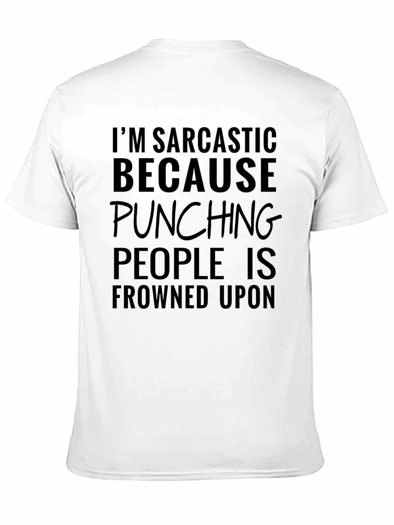 Sarcastic Punching T-Shirt - Funny Humor Tee