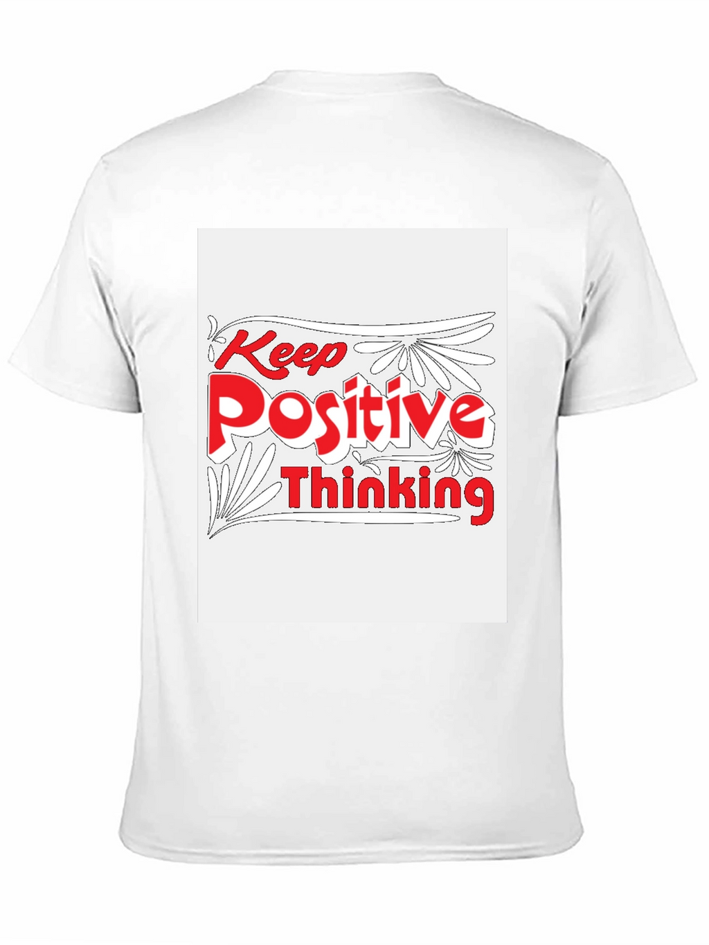 Keep Positive Thinking Graphic Tee - Black