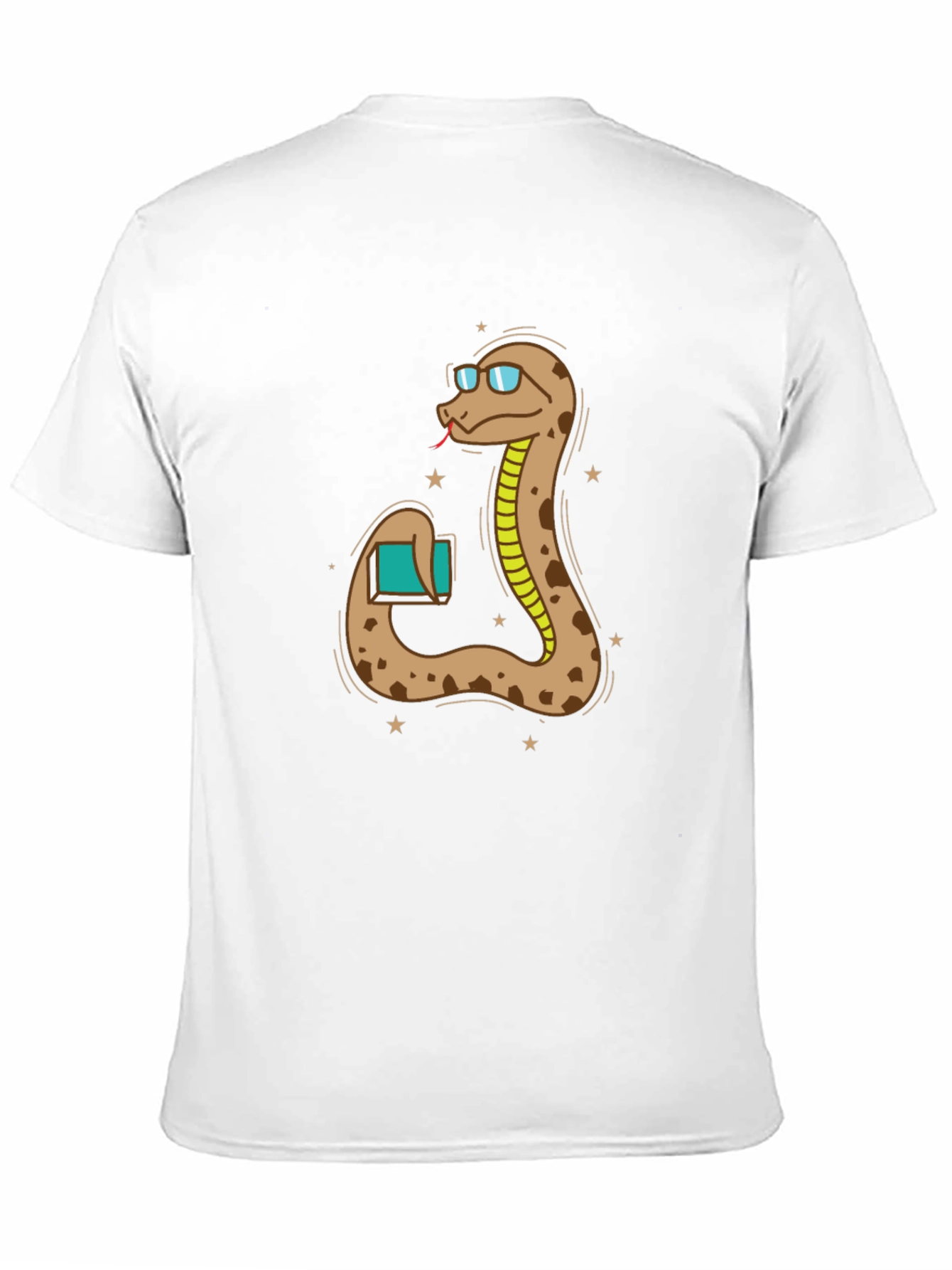 Bookworm Snake T-Shirt - Intellectual Reptile Tee
