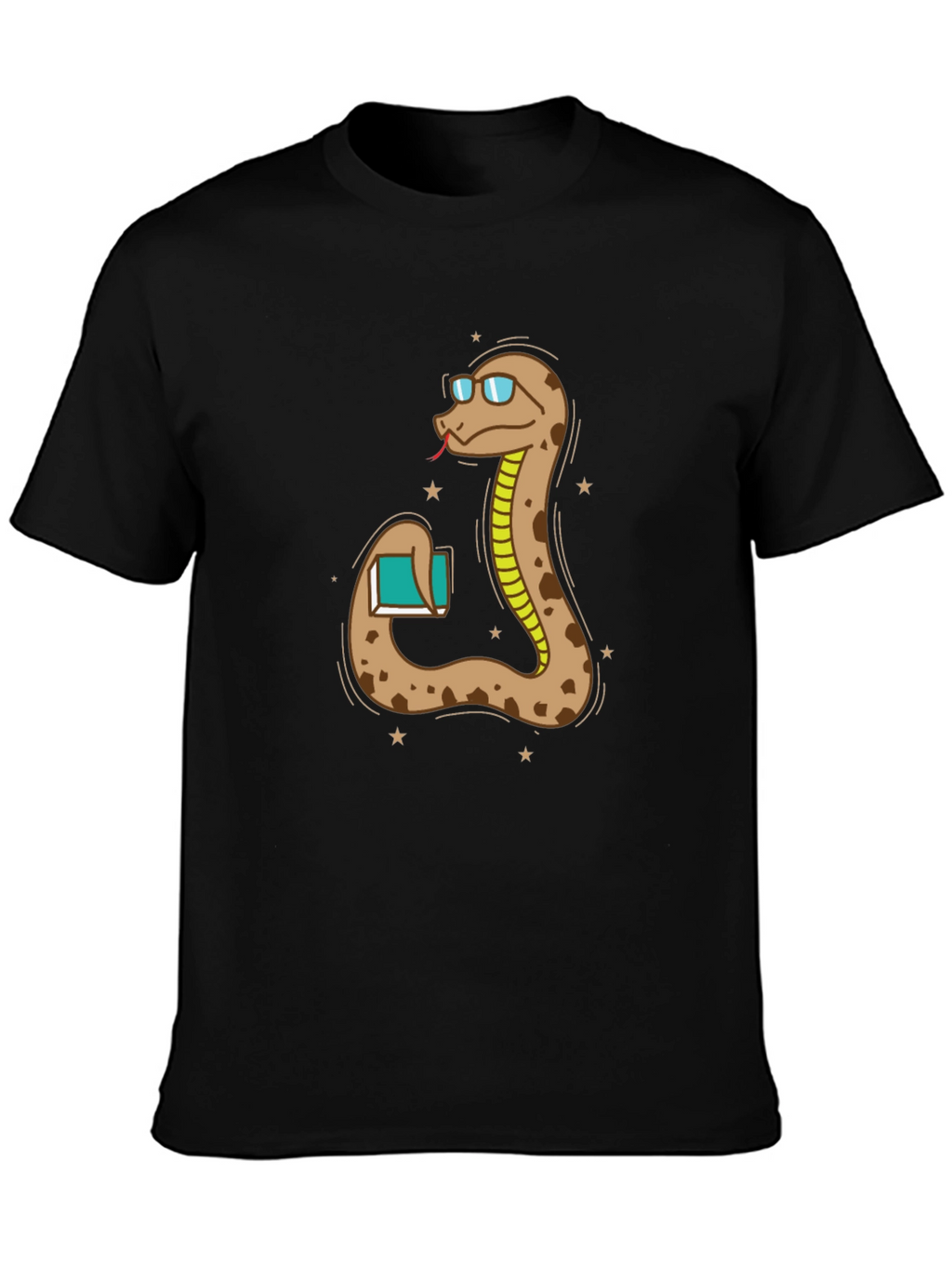 Bookworm Snake T-Shirt - Intellectual Reptile Tee