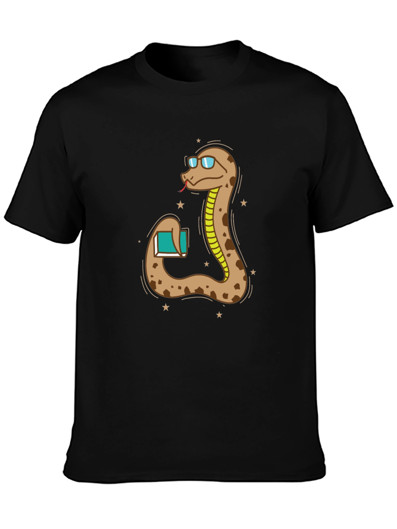 Bookworm Snake T-Shirt - Intellectual Reptile Tee
