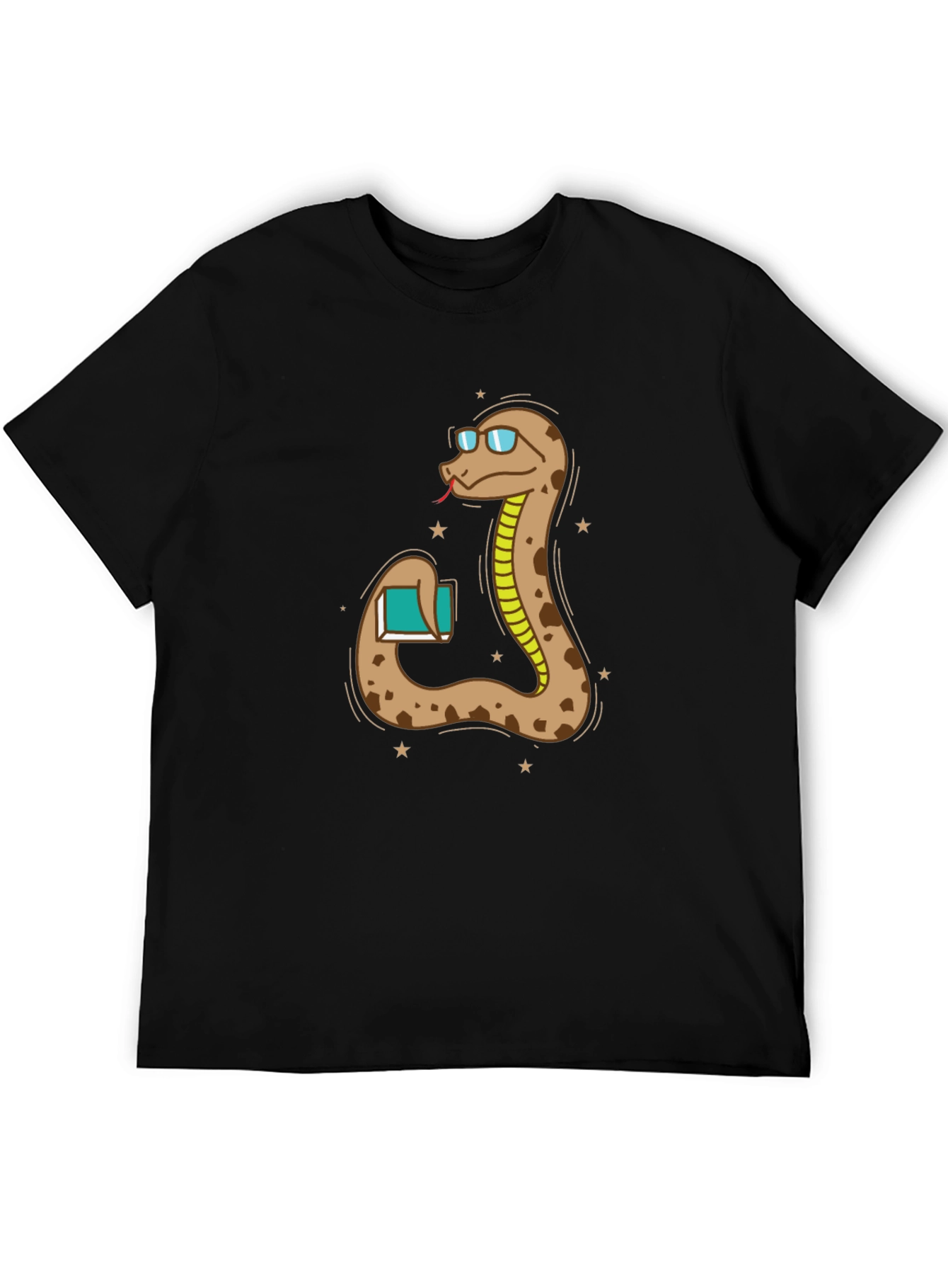 Bookworm Snake T-Shirt - Intellectual Reptile Tee