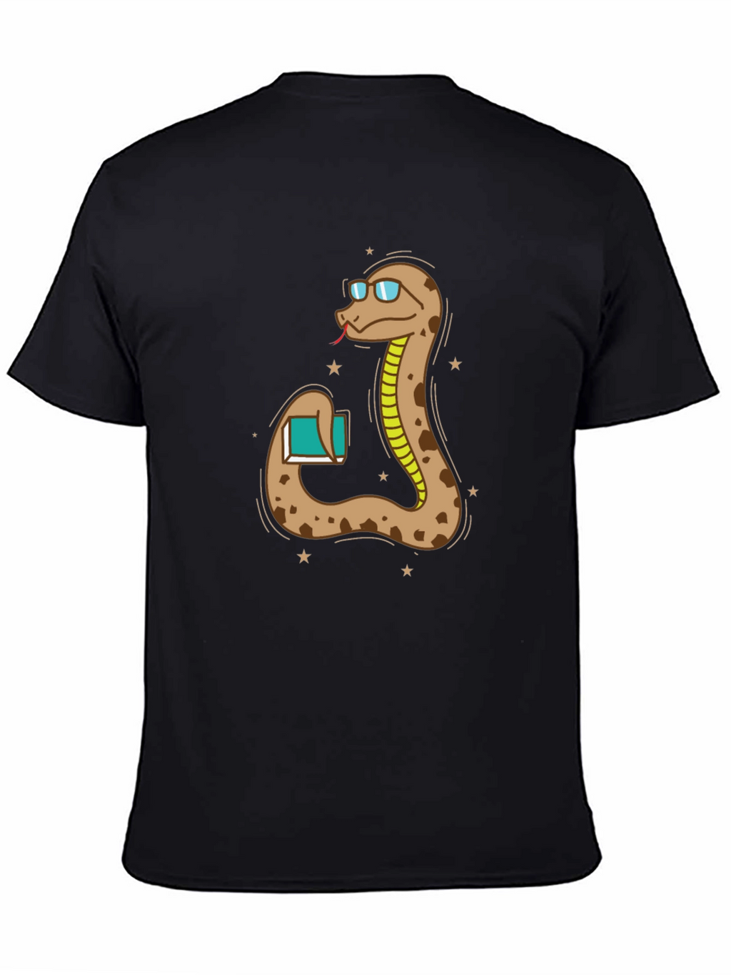 Bookworm Snake T-Shirt - Intellectual Reptile Tee