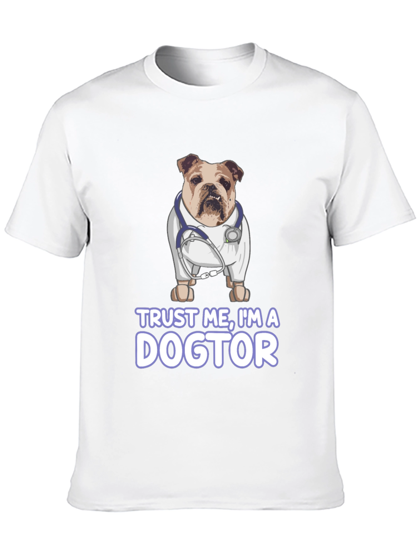 Dogtor T-Shirt - Bulldog Doctor Tee