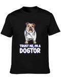 Dogtor T-Shirt - Bulldog Doctor Tee