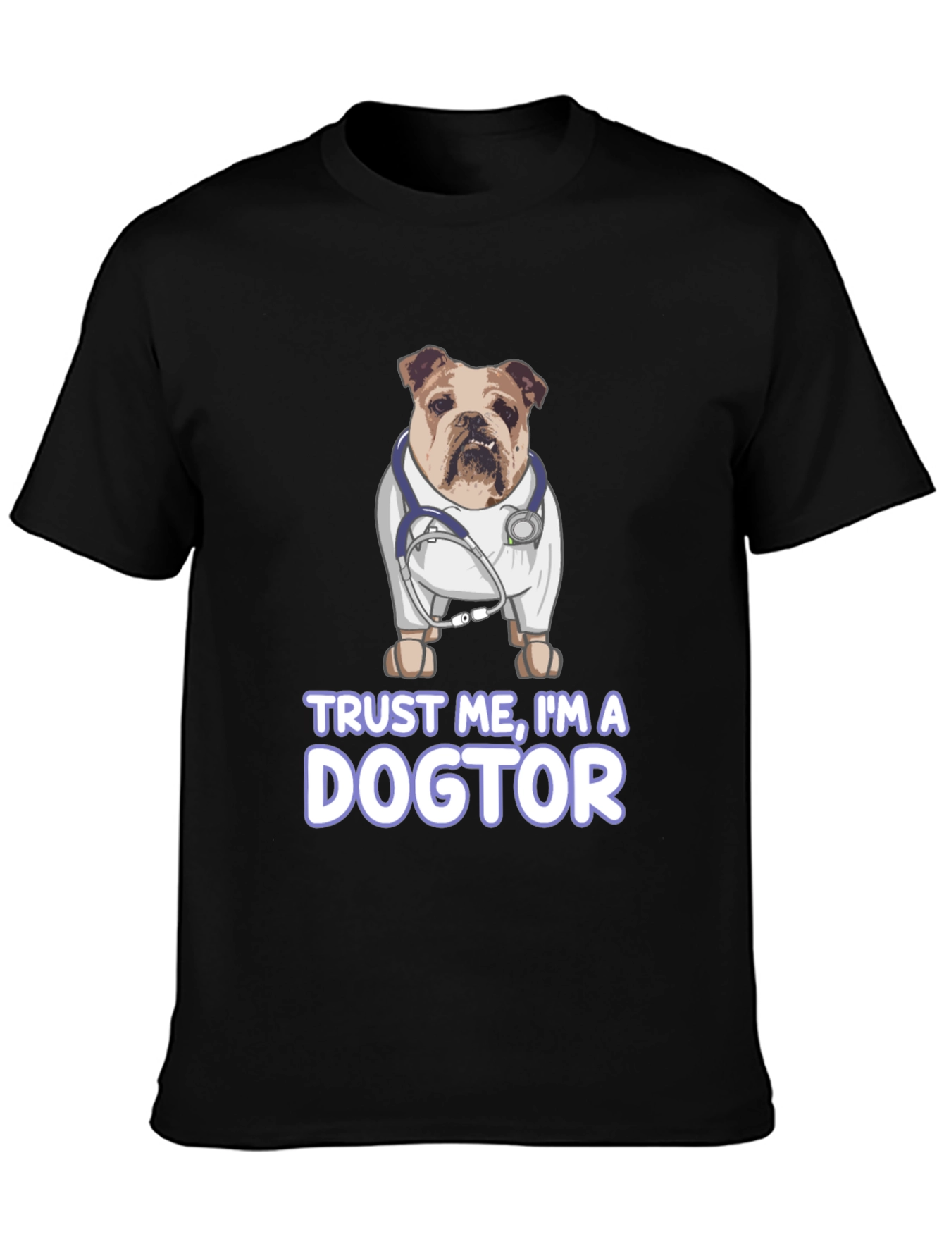 Dogtor T-Shirt - Bulldog Doctor Tee