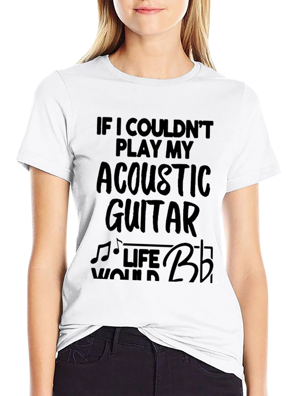 Acoustic Guitar T-Shirt - Music Lover Tee