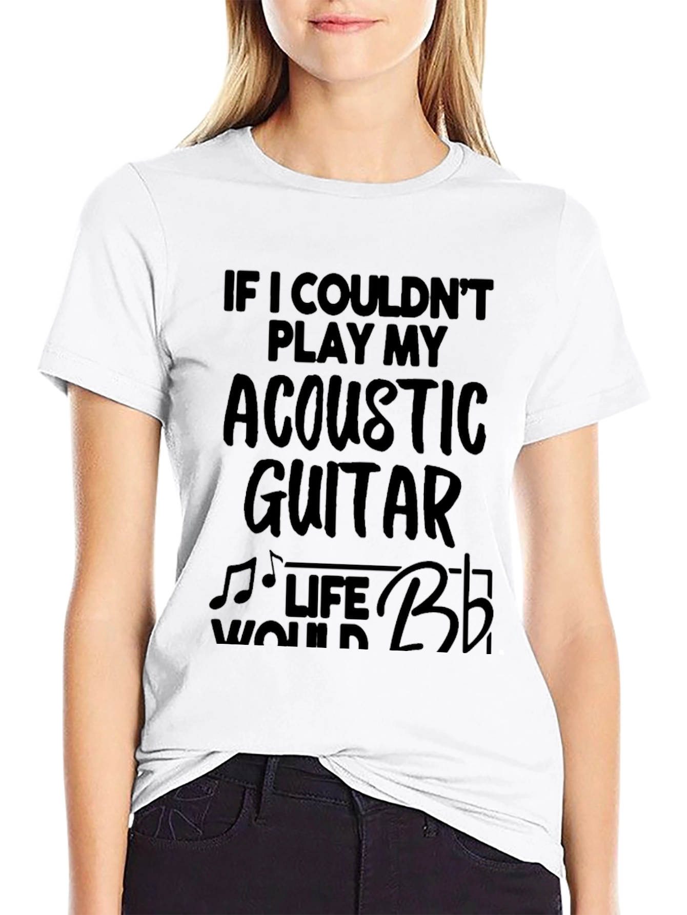 Acoustic Guitar T-Shirt - Music Lover Tee