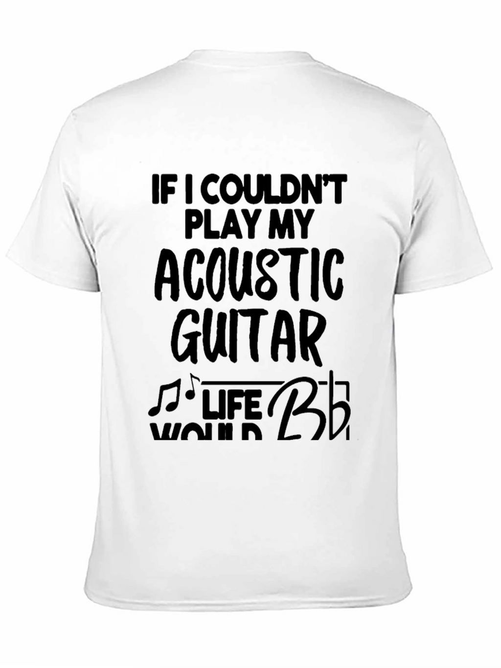 Acoustic Guitar T-Shirt - Music Lover Tee