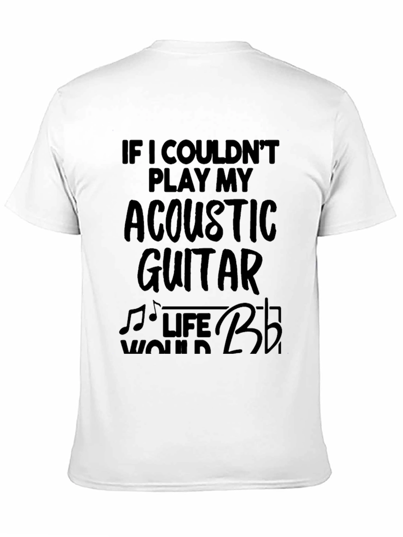 Acoustic Guitar T-Shirt - Music Lover Tee