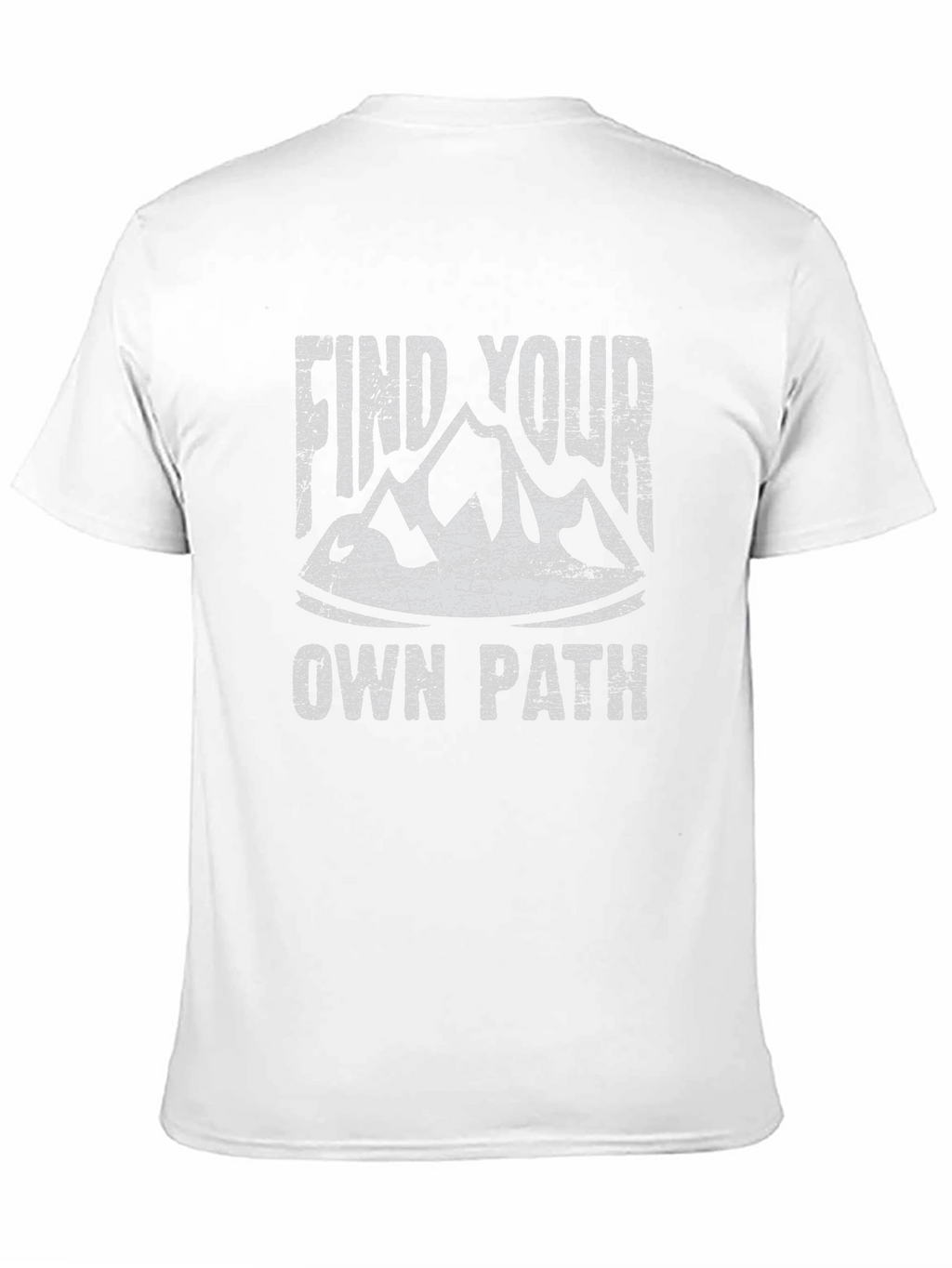 Find Your Own Path T-Shirt Black Cotton Graphic Tee