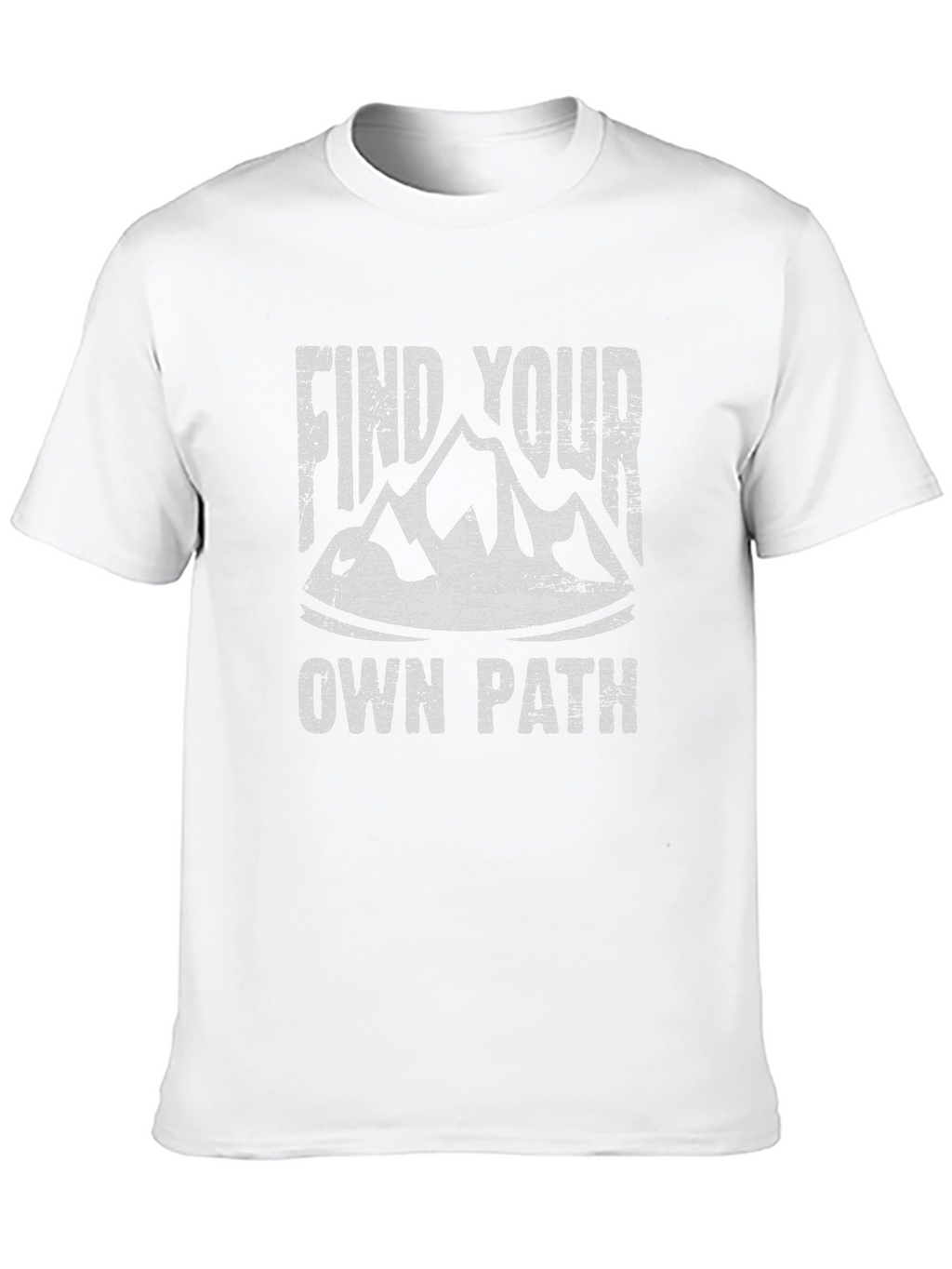 Find Your Own Path T-Shirt Black Cotton Graphic Tee