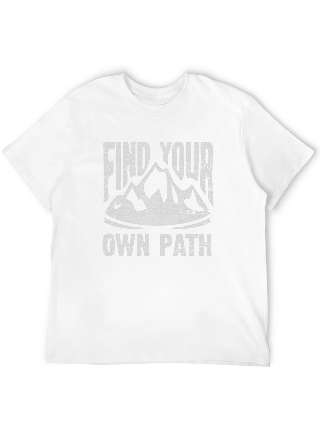 Find Your Own Path T-Shirt Black Cotton Graphic Tee
