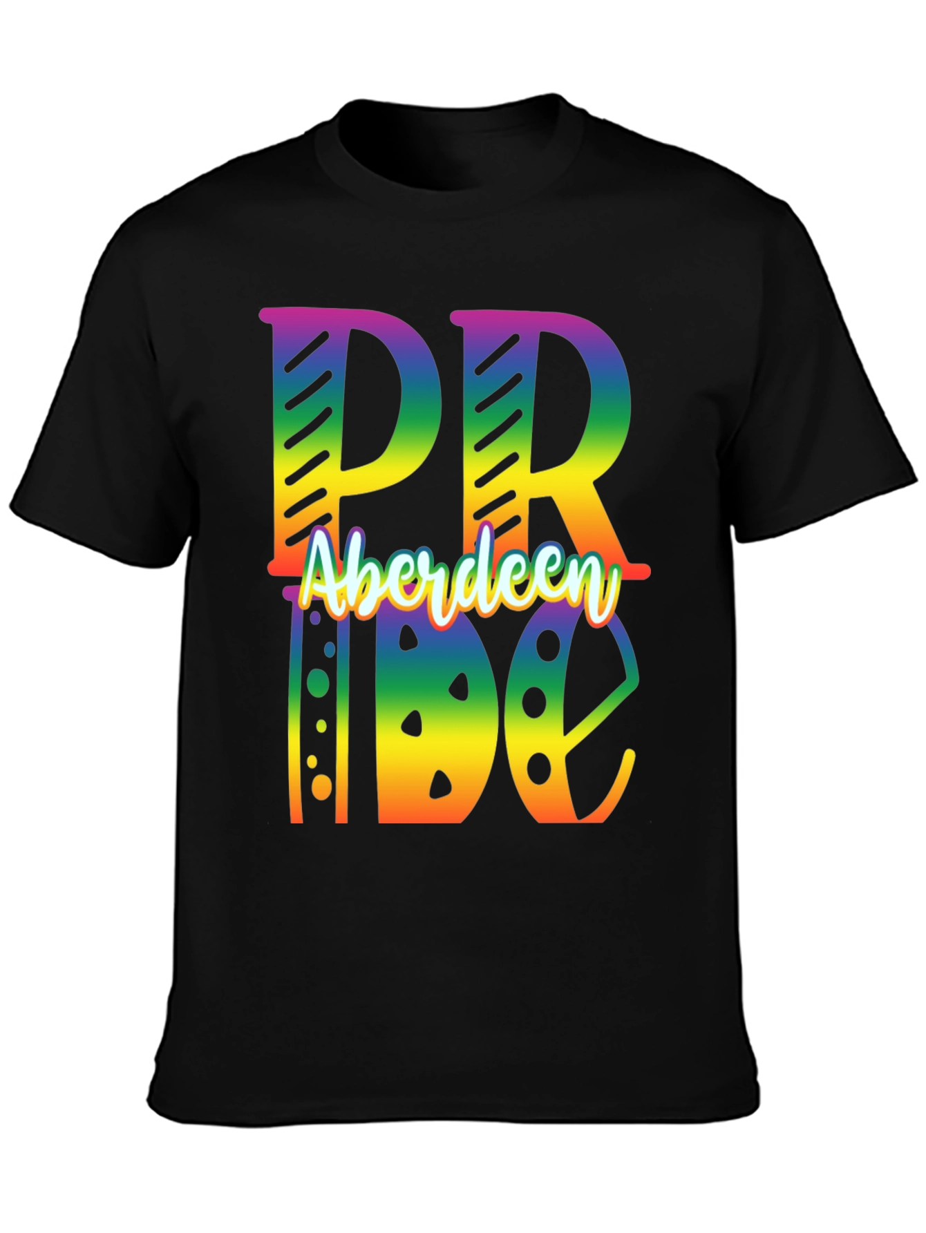 Aberdeen Pride Rainbow Graphic Tee