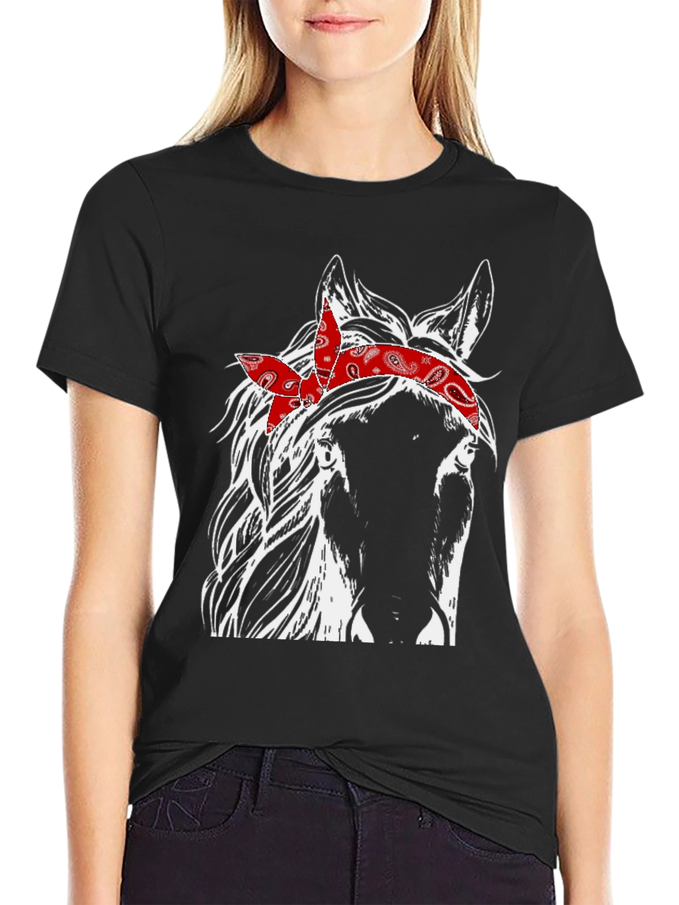 Horse Bandana Graphic Tee