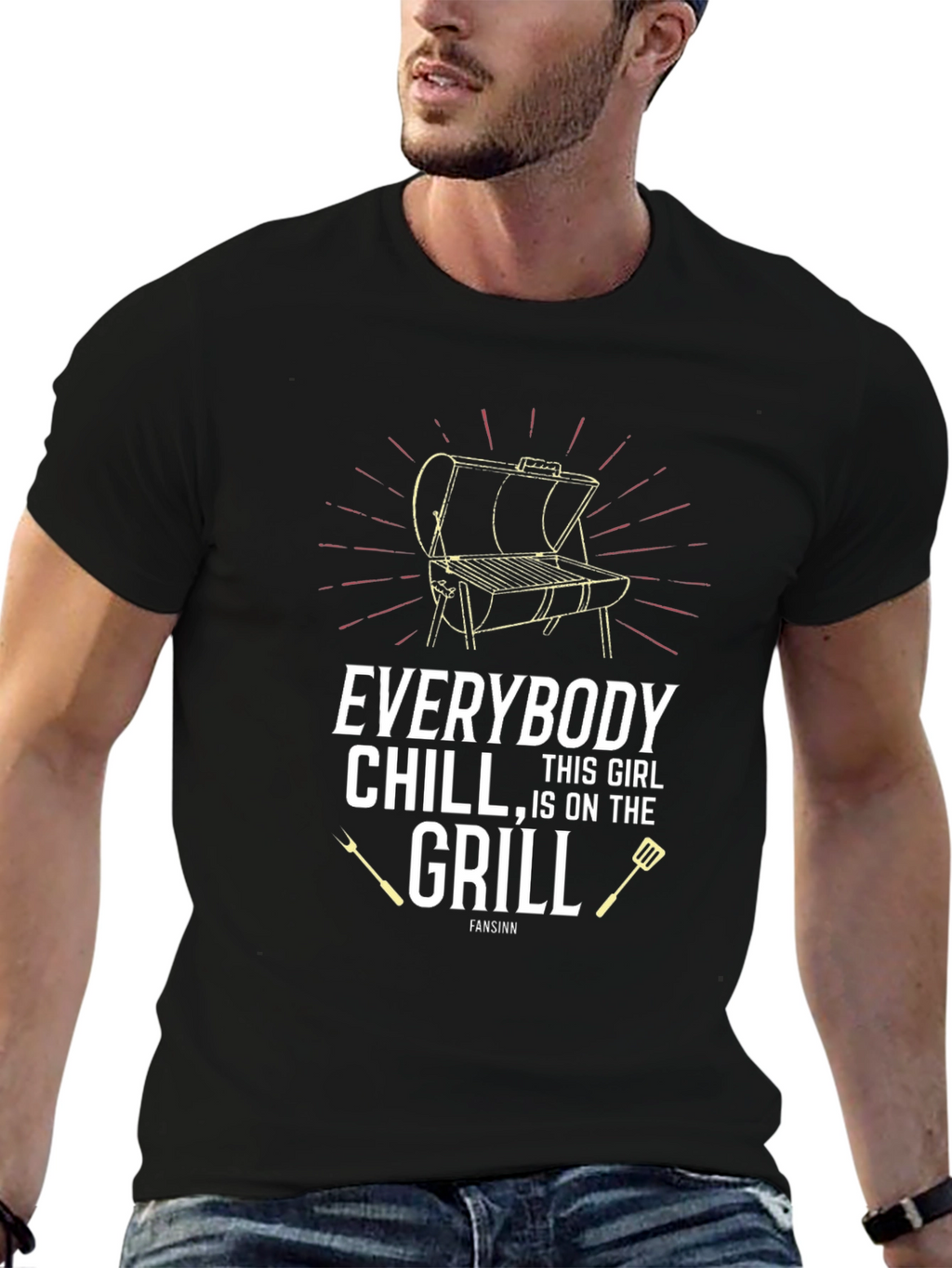 Everybody Chill This Girl Is On The Grill T-Shirt