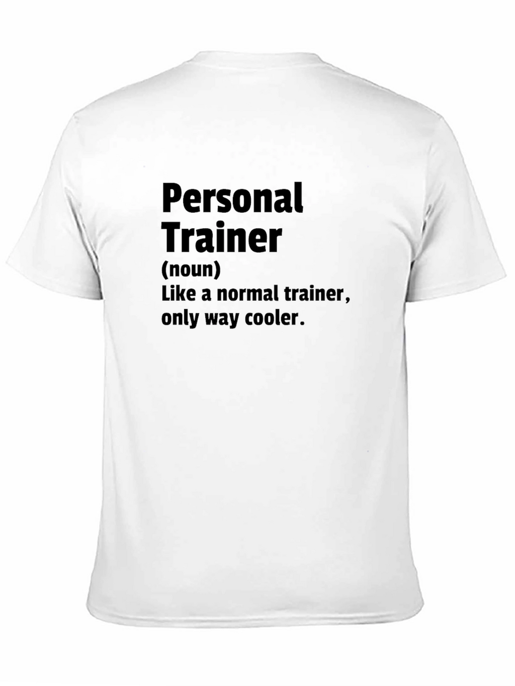 Personal Trainer Definition Black T-Shirt