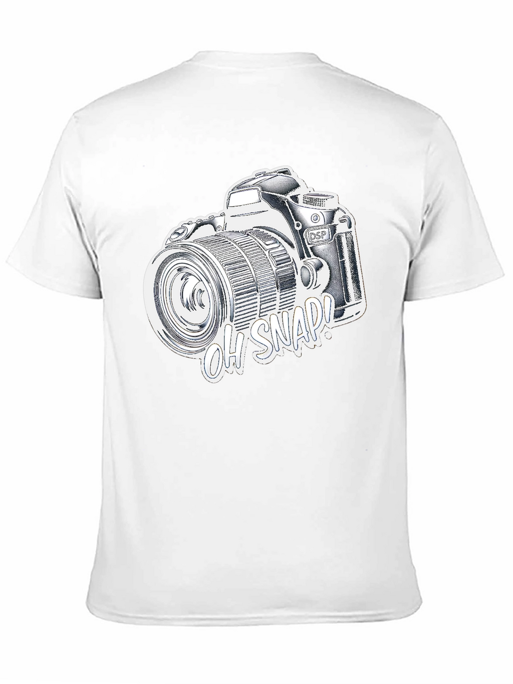 Oh Snap! Camera Graphic T-Shirt - Black