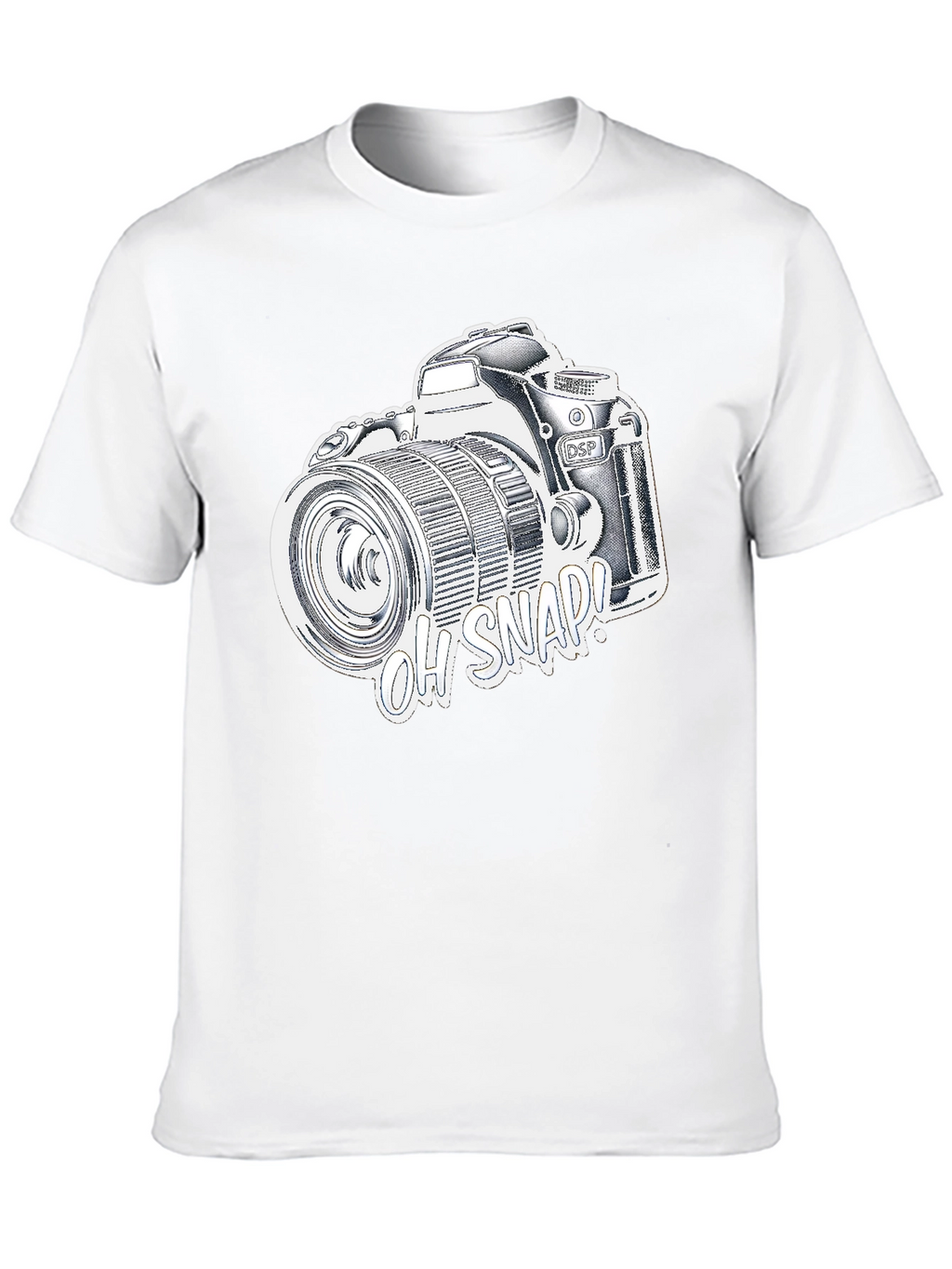 Oh Snap! Camera Graphic T-Shirt - Black
