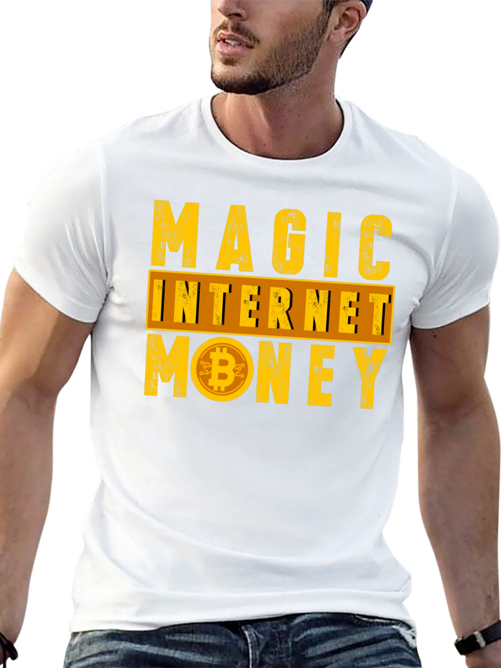 Magic Internet Money Bitcoin Graphic T-Shirt