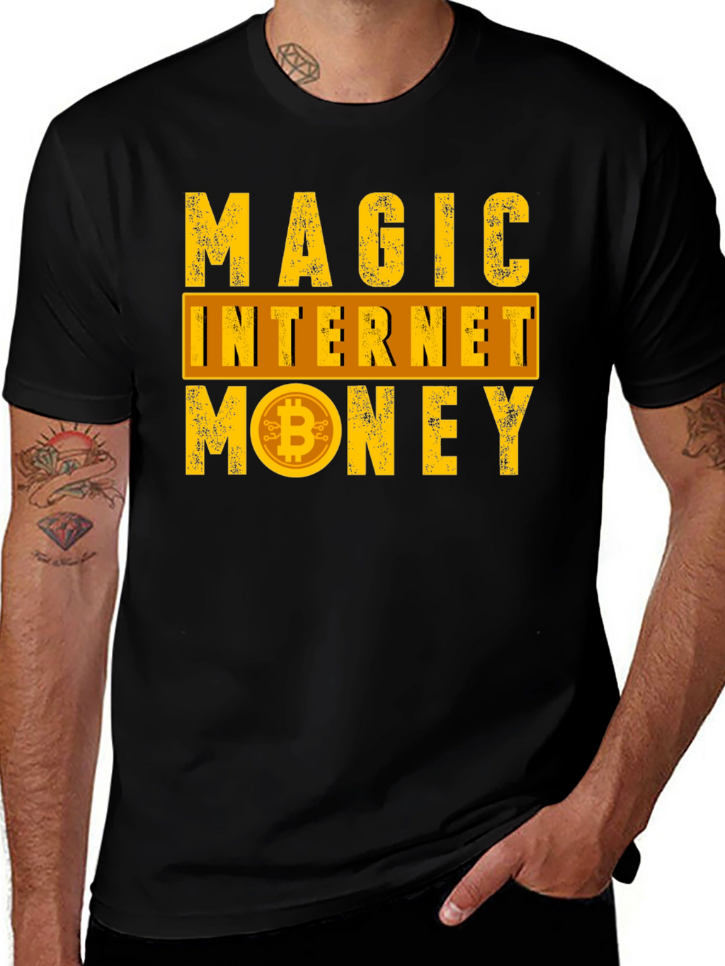Magic Internet Money Bitcoin Graphic T-Shirt