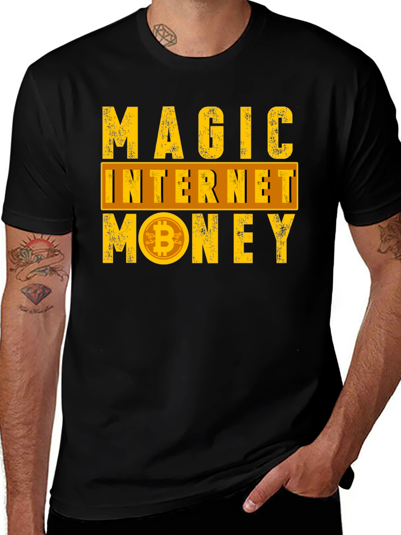Magic Internet Money Bitcoin Graphic T-Shirt