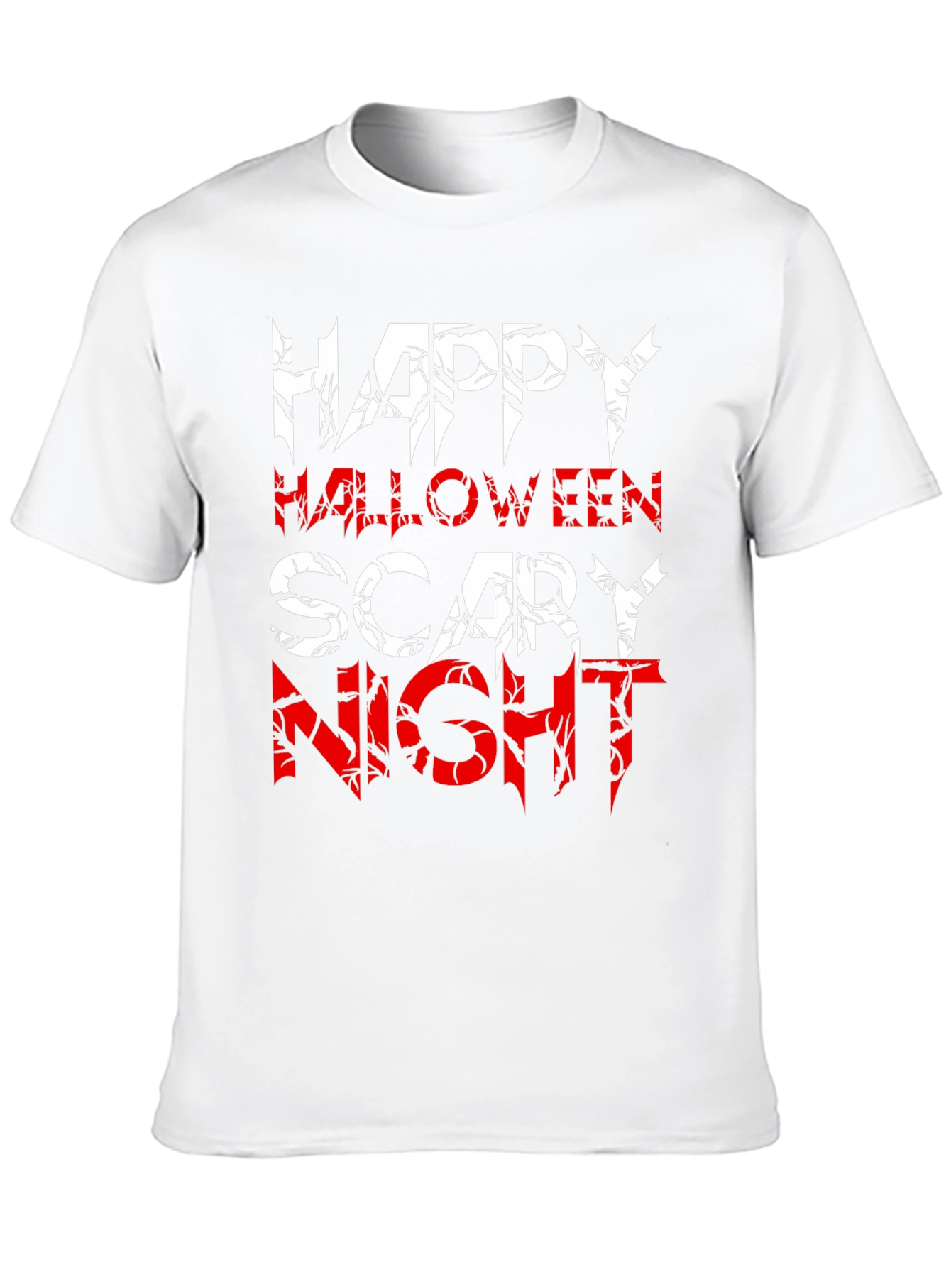 Happy Halloween Scary Night Black T-Shirt