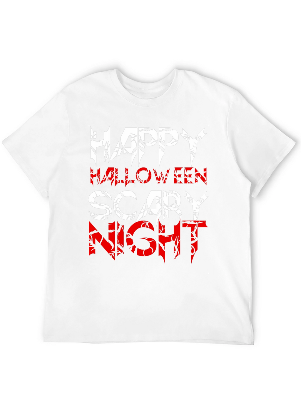 Happy Halloween Scary Night Black T-Shirt