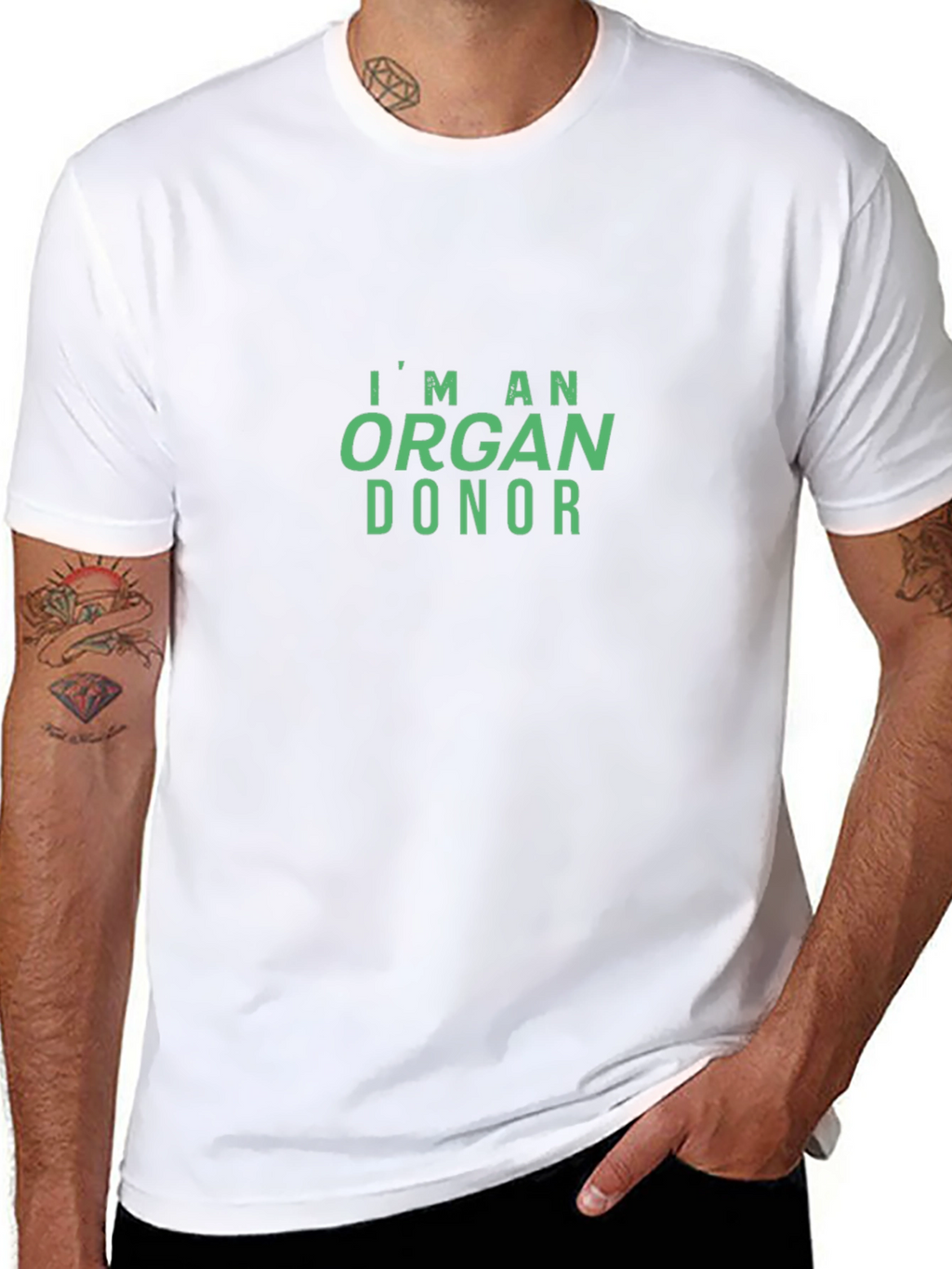 Im An Organ Donor T-Shirt - Black
