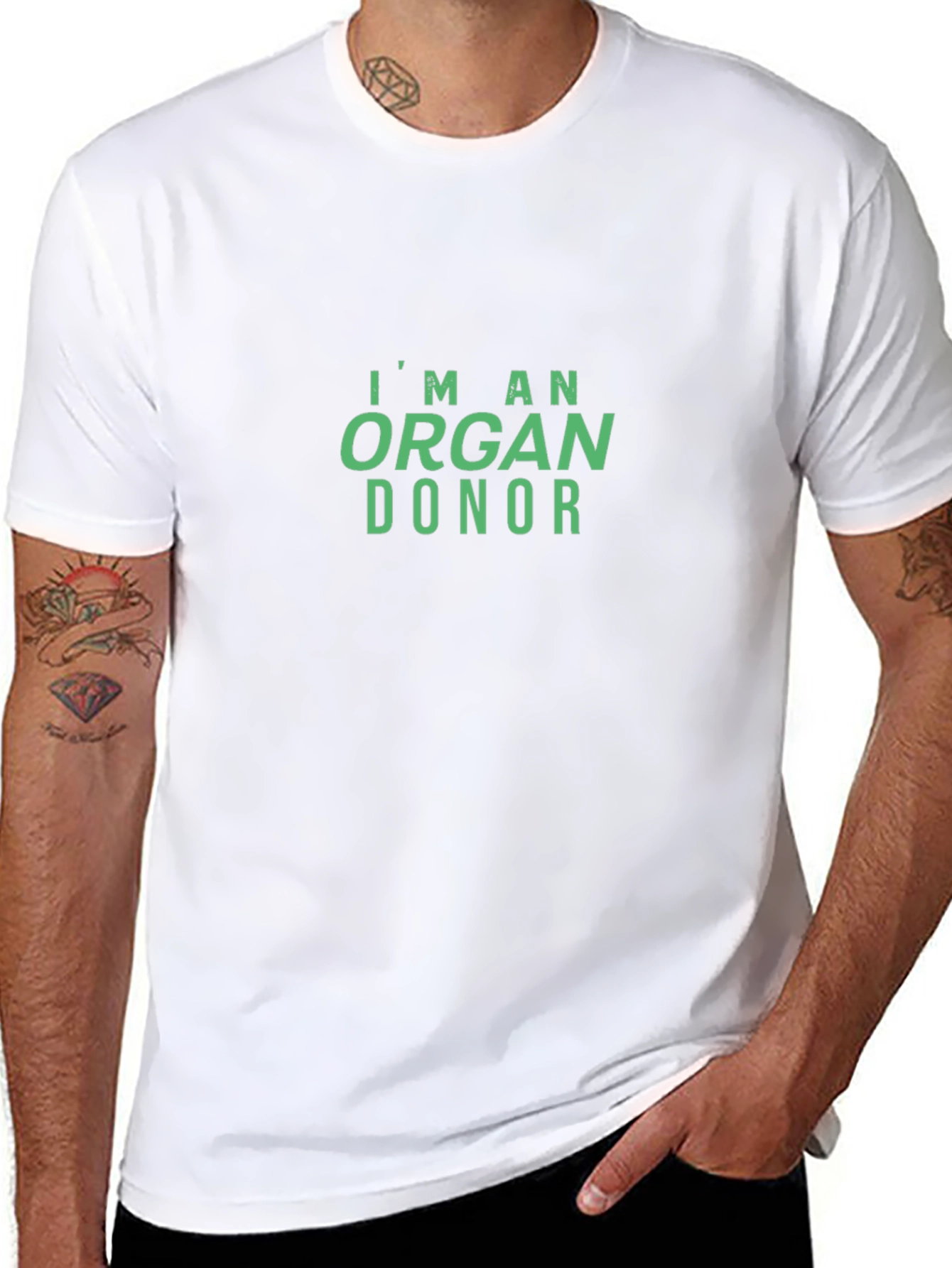 Im An Organ Donor T-Shirt - Black