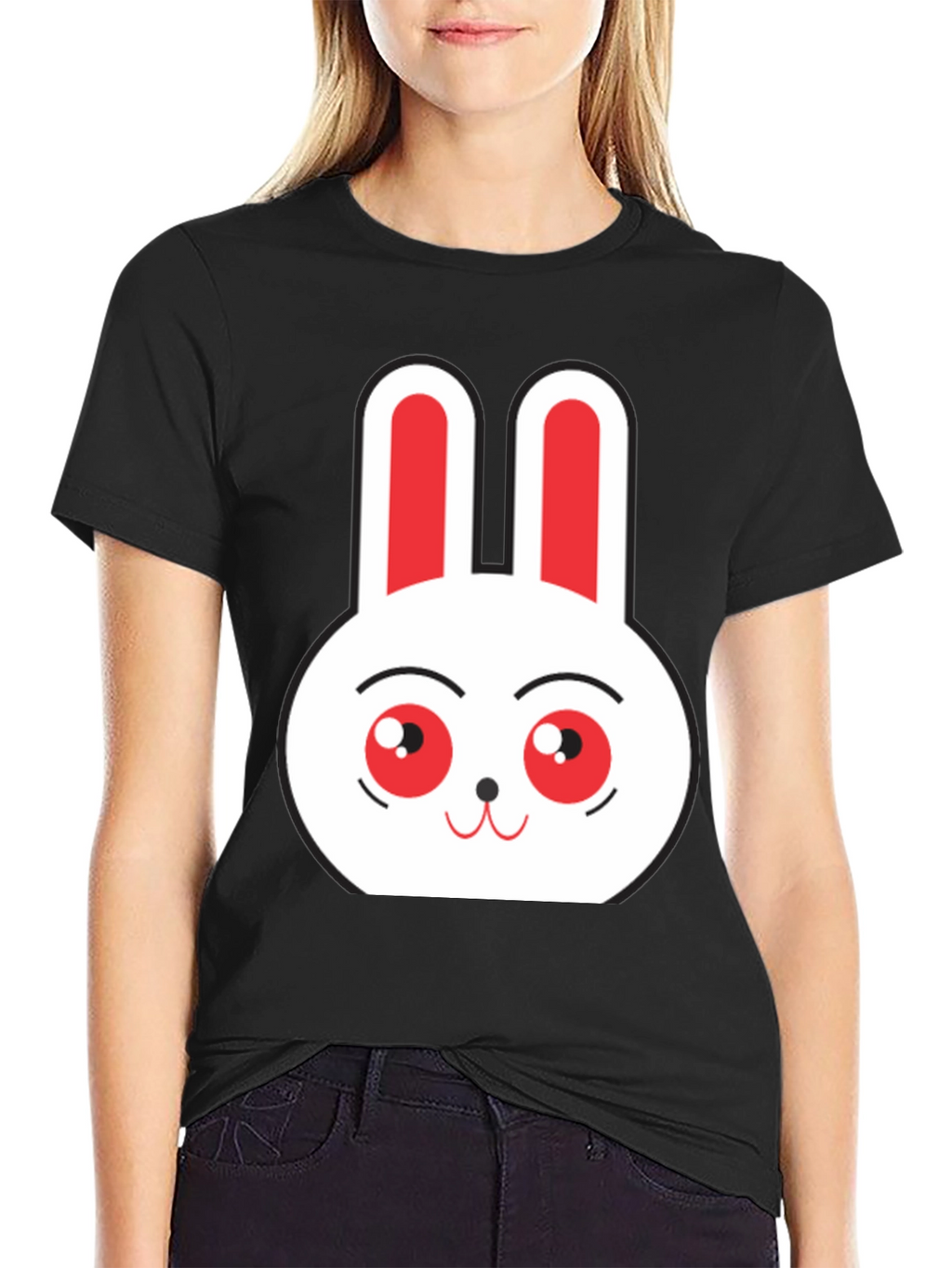 Funny Bunny Graphic T-Shirt