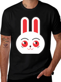 Funny Bunny Graphic T-Shirt