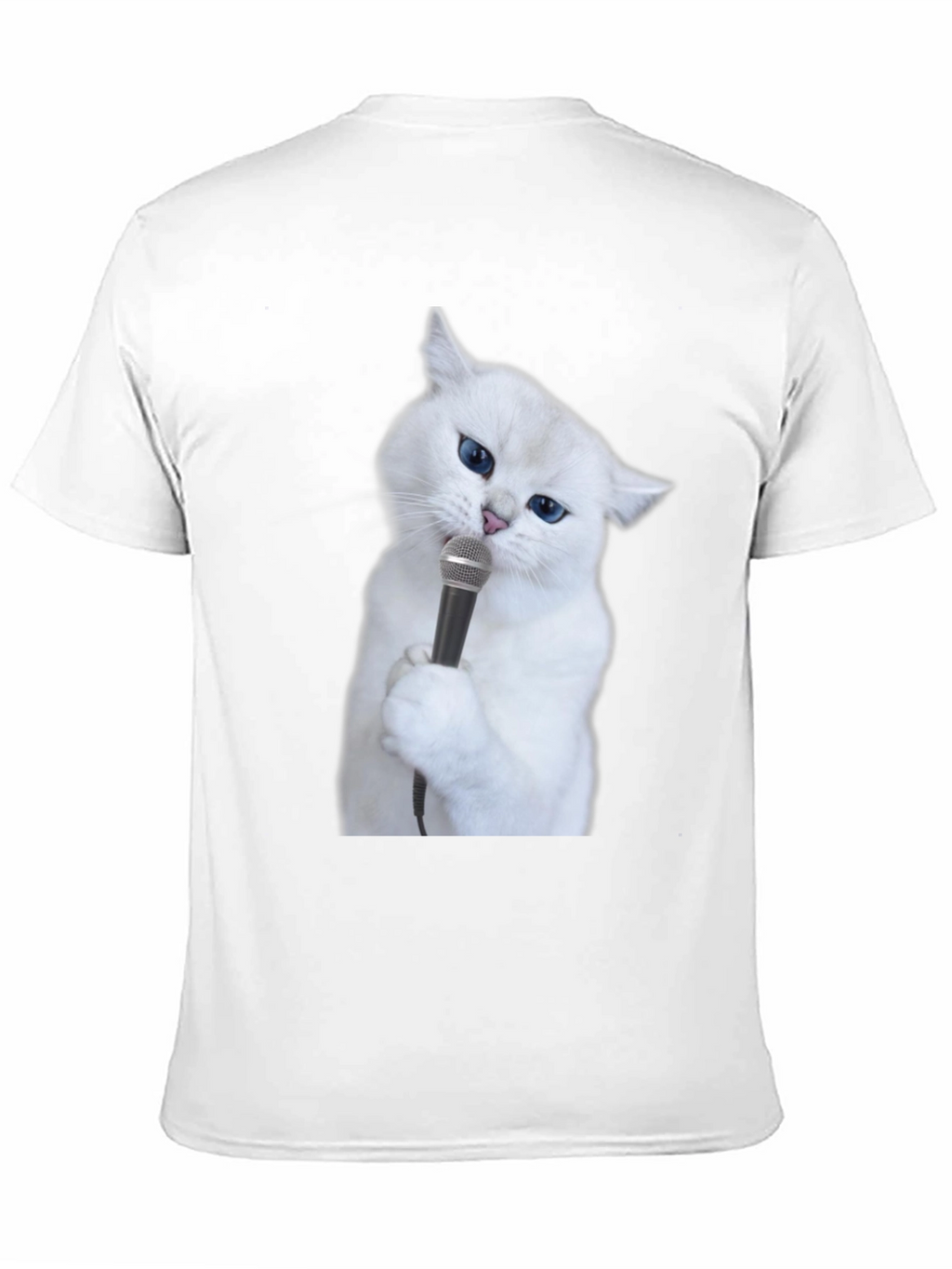 Singing Cat T-Shirt - Unisex Black Tee