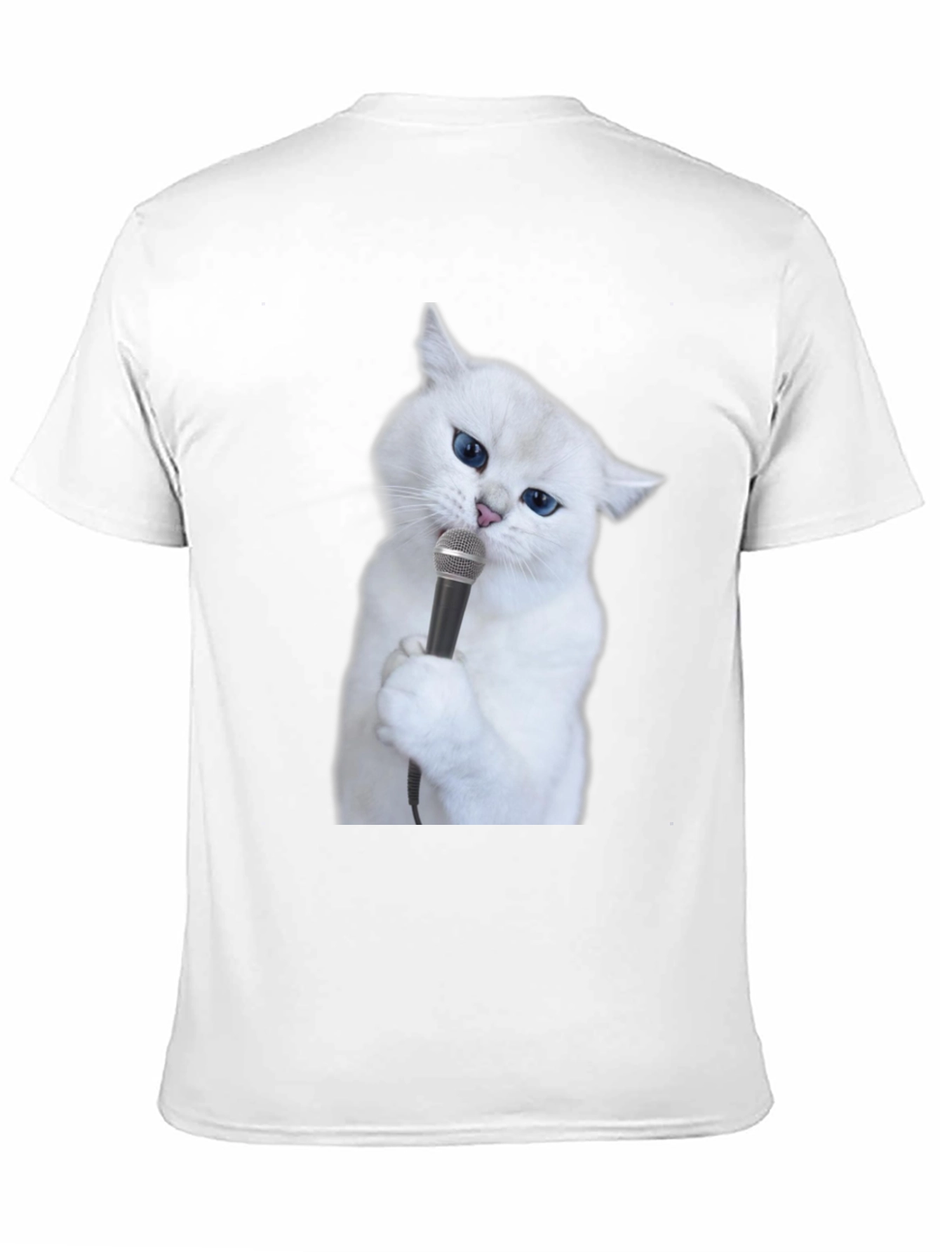 Singing Cat T-Shirt - Unisex Black Tee