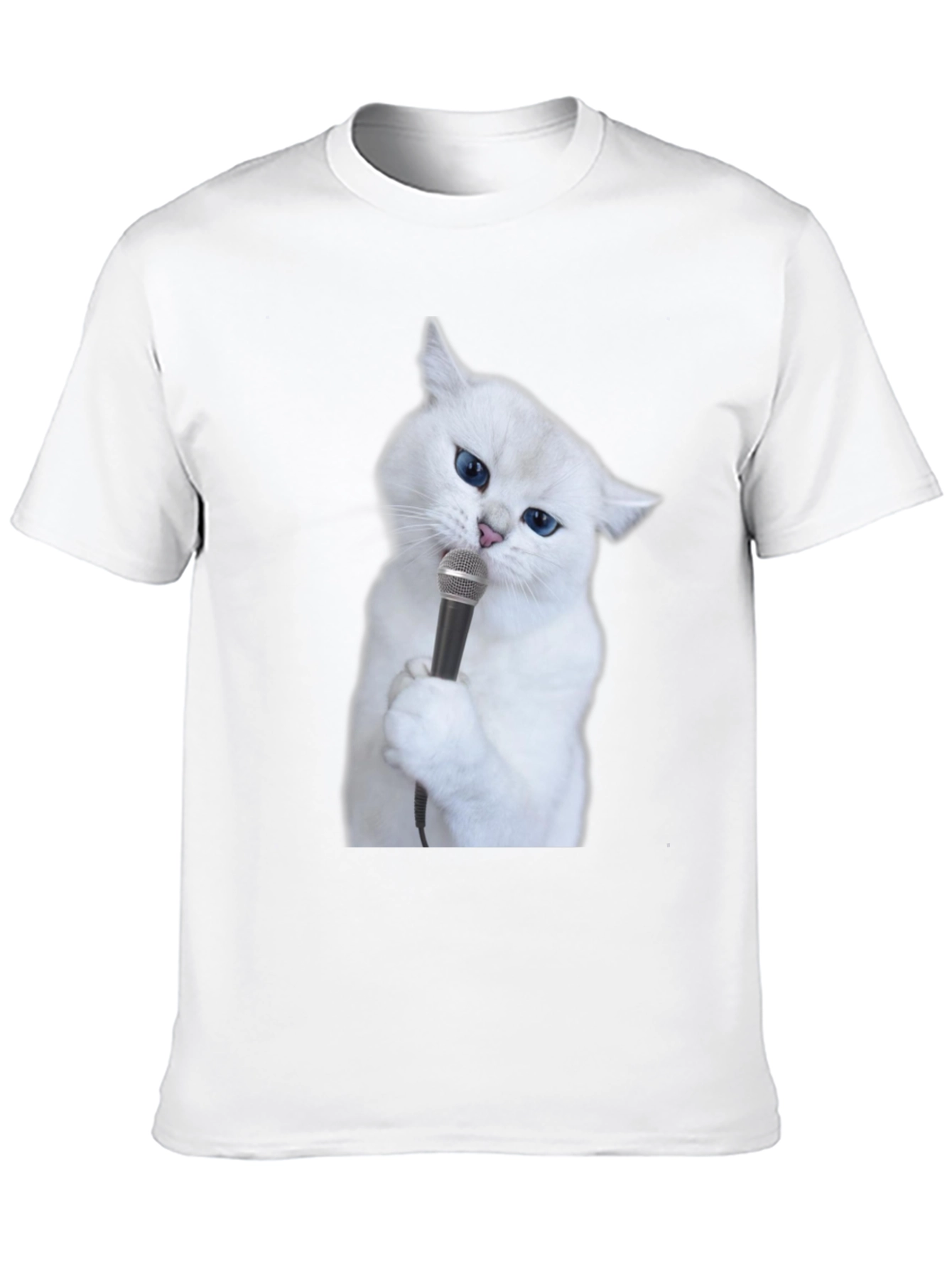 Singing Cat T-Shirt - Unisex Black Tee
