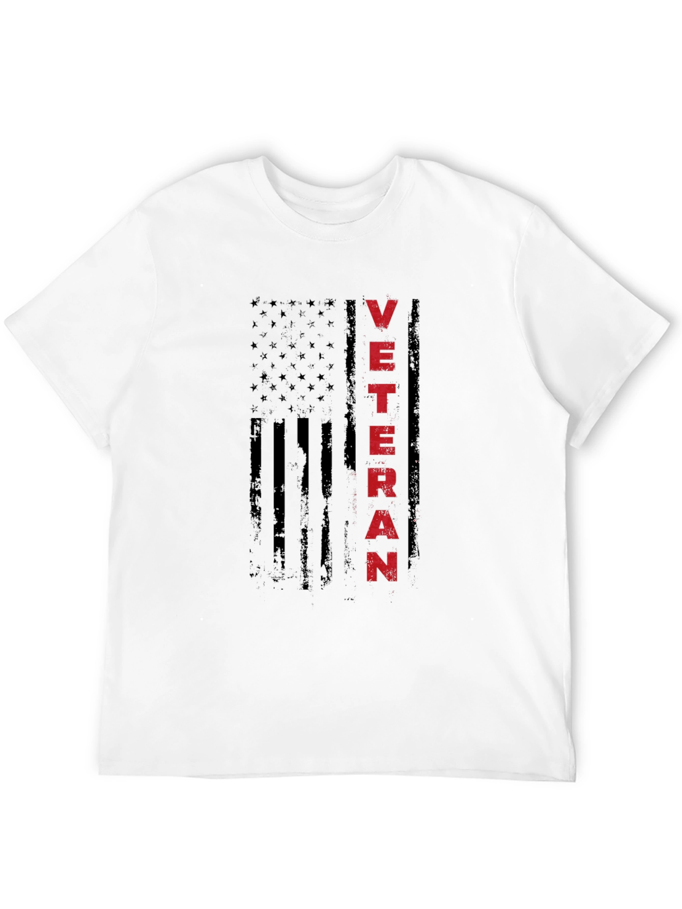 Veteran USA Flag Graphic T-Shirt