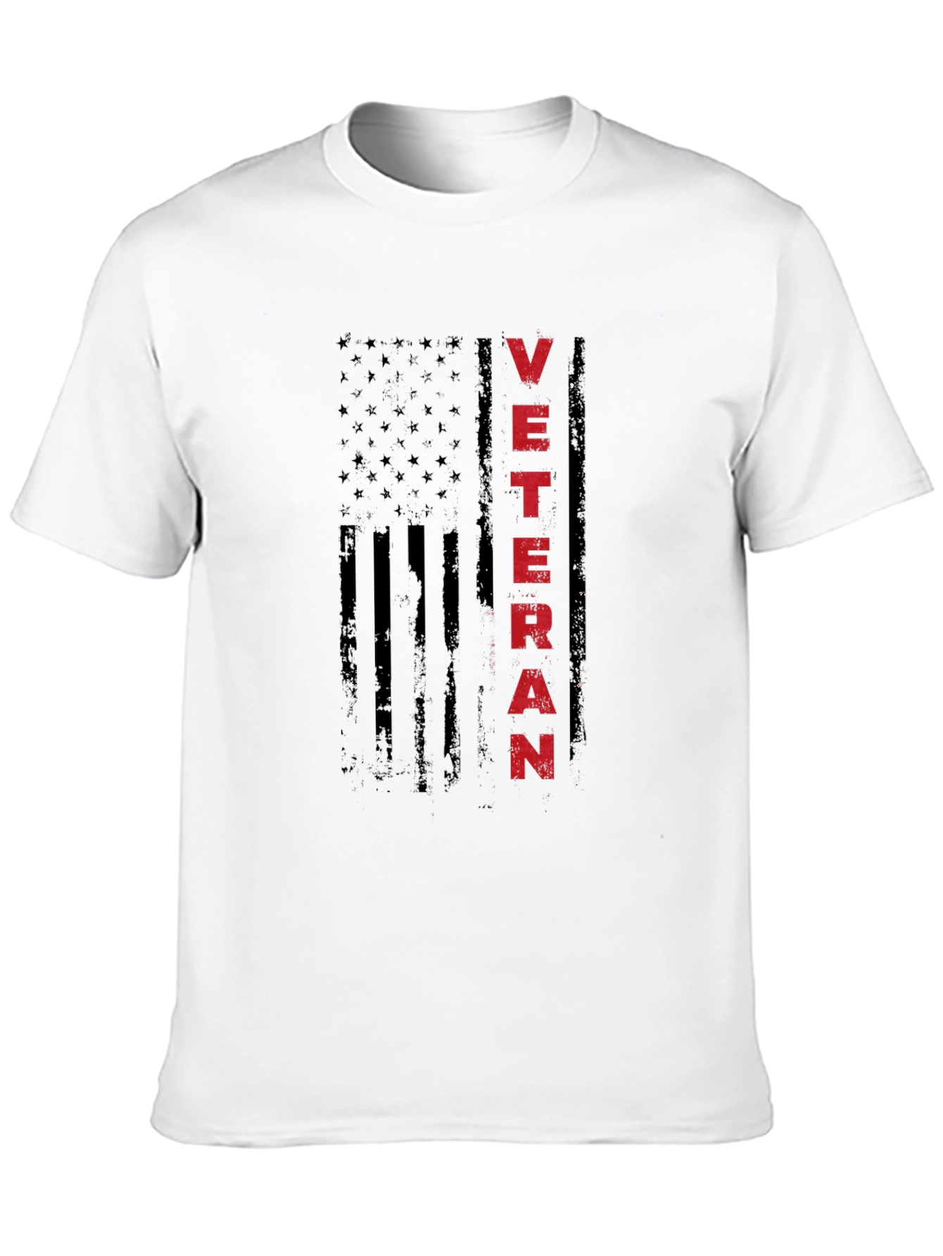 Veteran USA Flag Graphic T-Shirt